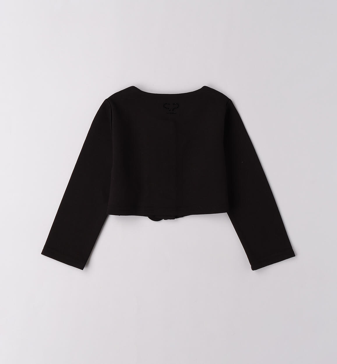 Cardigan bambina con ruches NERO-0658 - 1480F30000