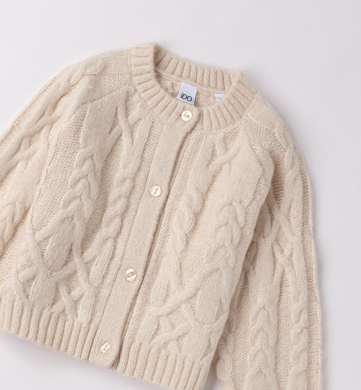 Cardigan bambina iDO CRYSTAL GRAY-2911 - 1084F72100