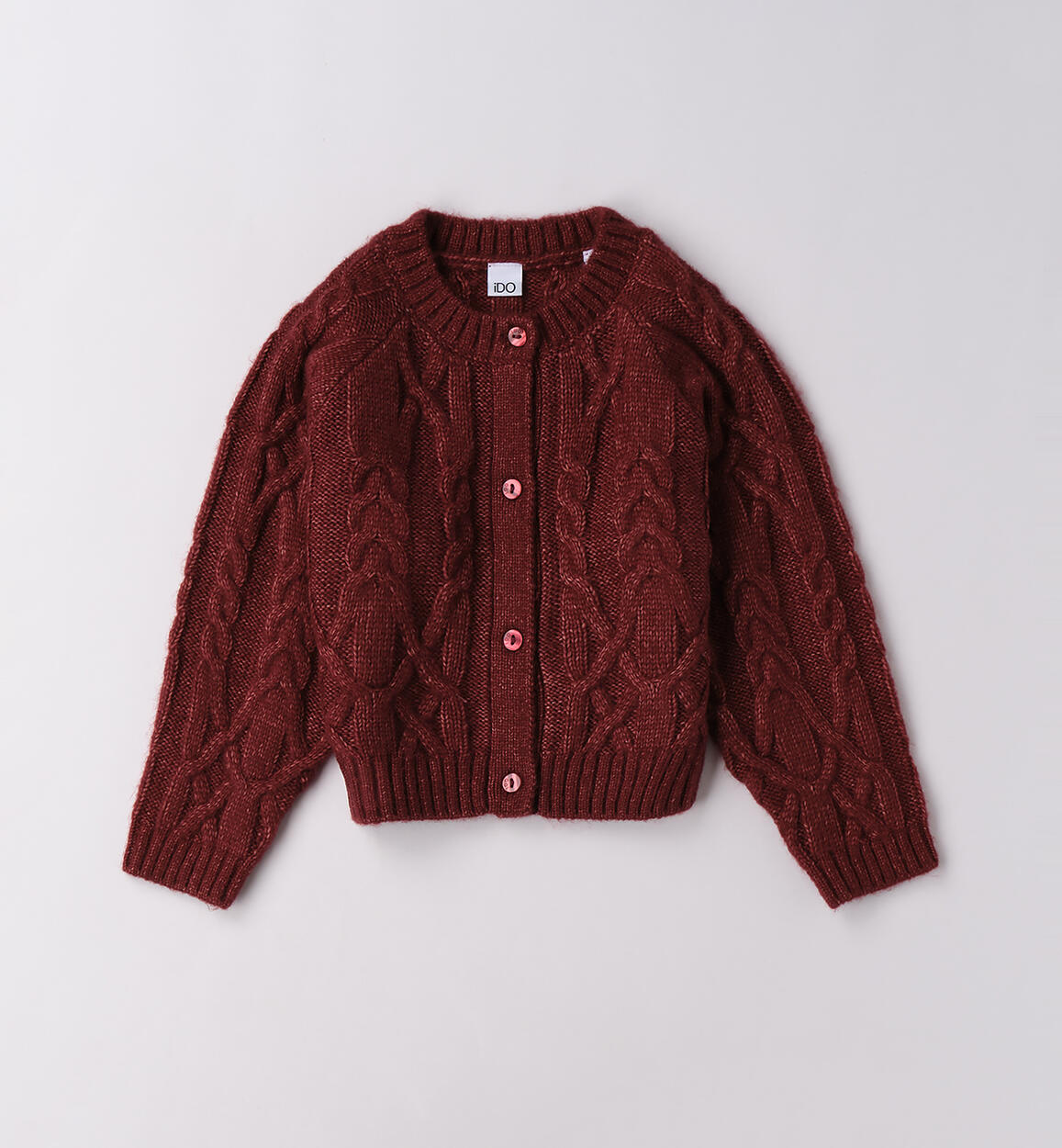 Cardigan bambina iDO ROSSO iDO