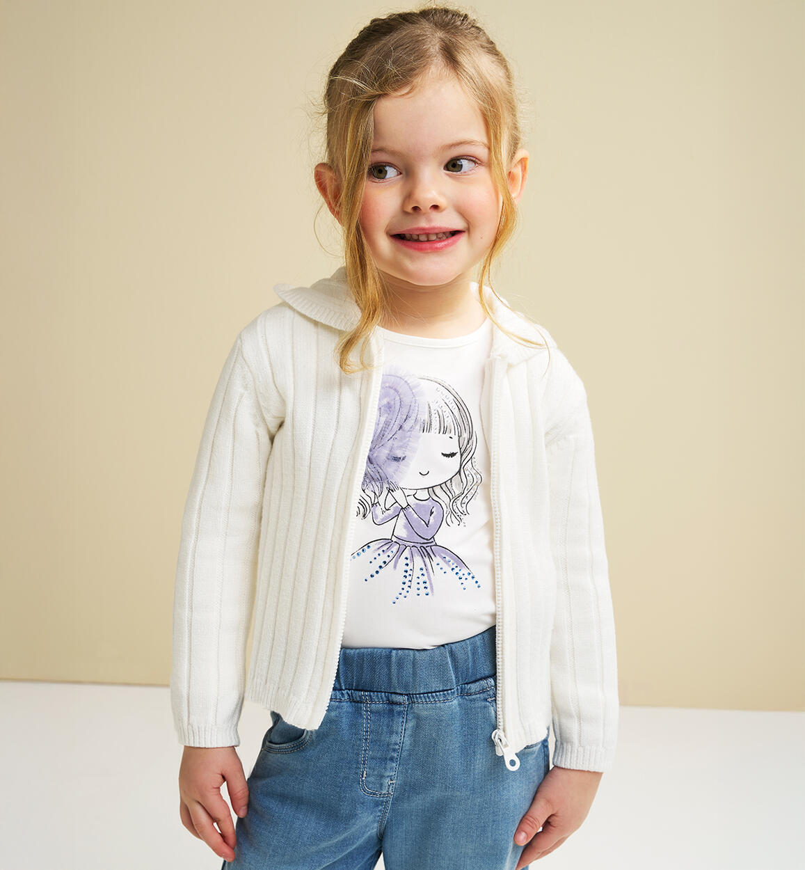 Cardigan bambina PANNA iDO