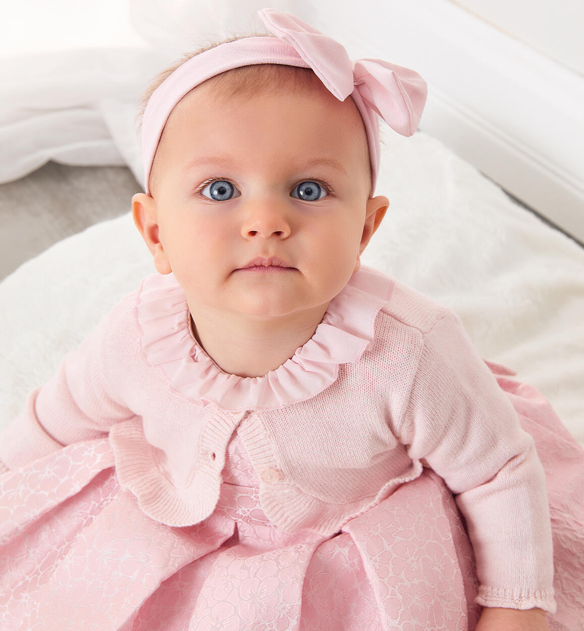 Cardigan bimba elegante ROSA iDO