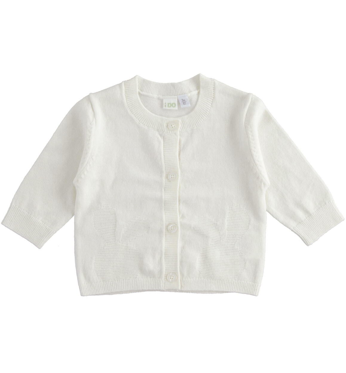 Tricot baby girl cardigan from 1 to 24 months iDO CREAM iDO
