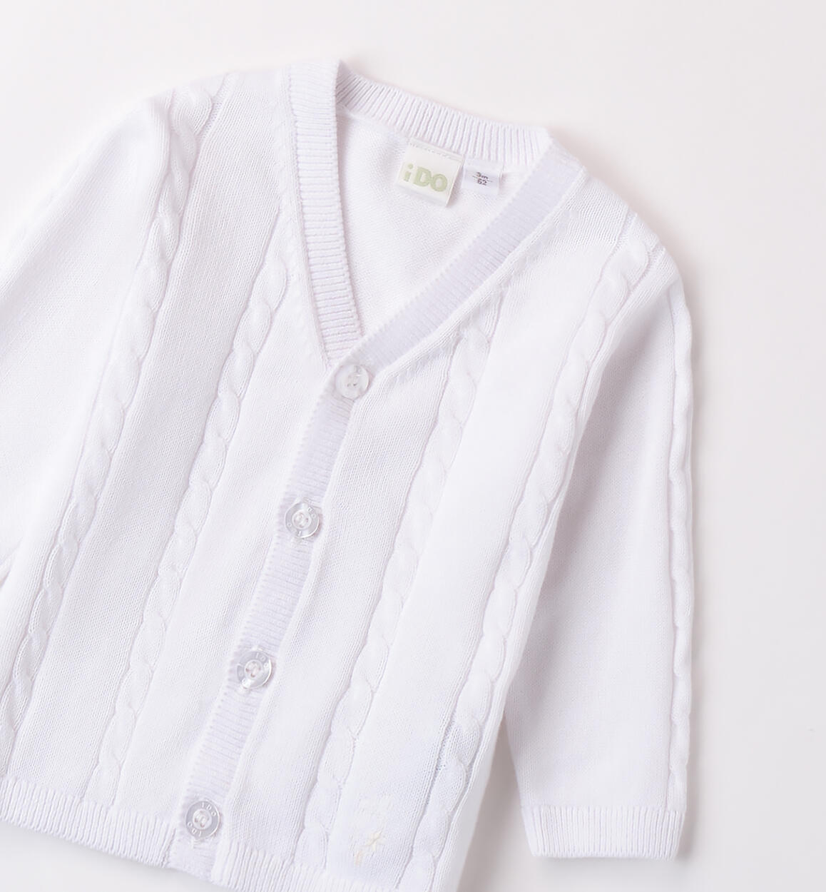 Cardigan bimbo neonato BIANCO-0113 - 0064B05600