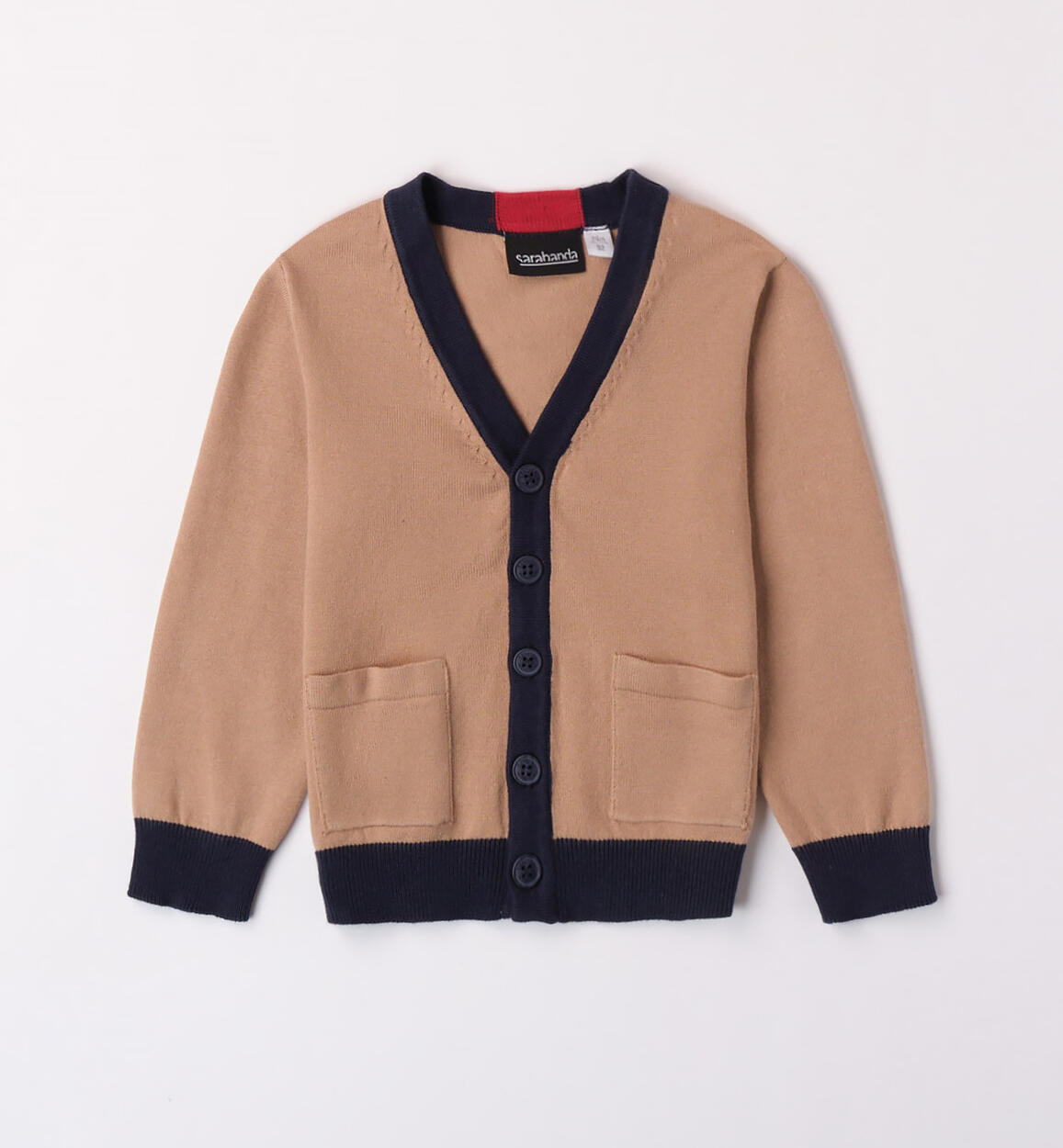 Cardigan con toppe per bambino BEIGE Sarabanda