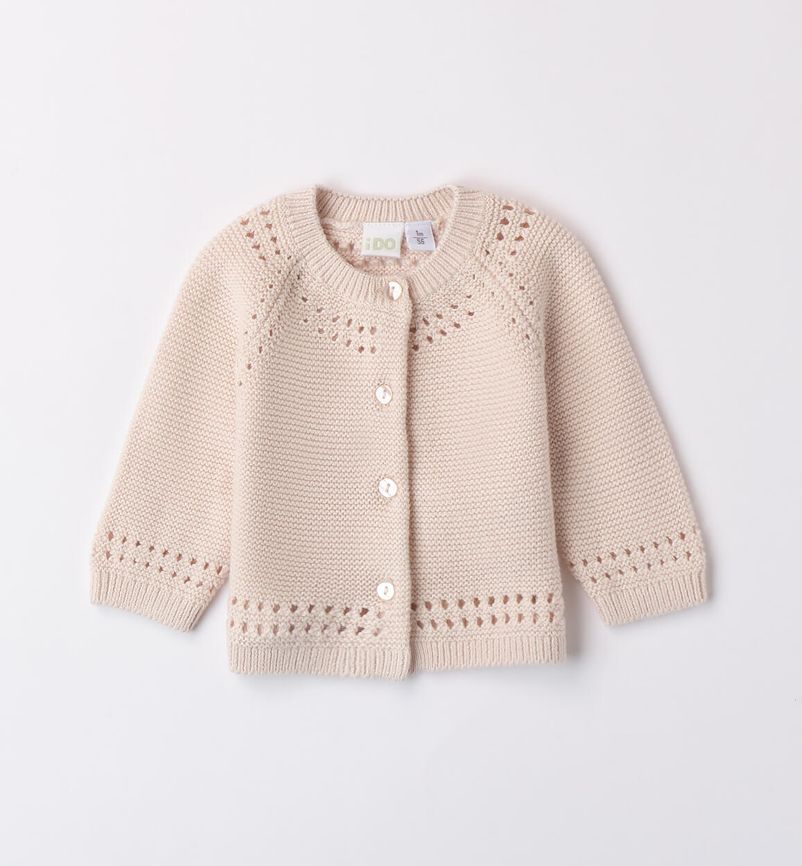 Cardigan cotone neonata PANNA iDO