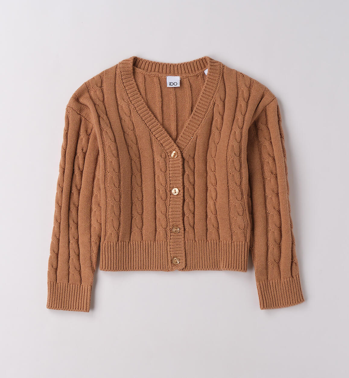 Cardigan da bambina MARRONE iDO