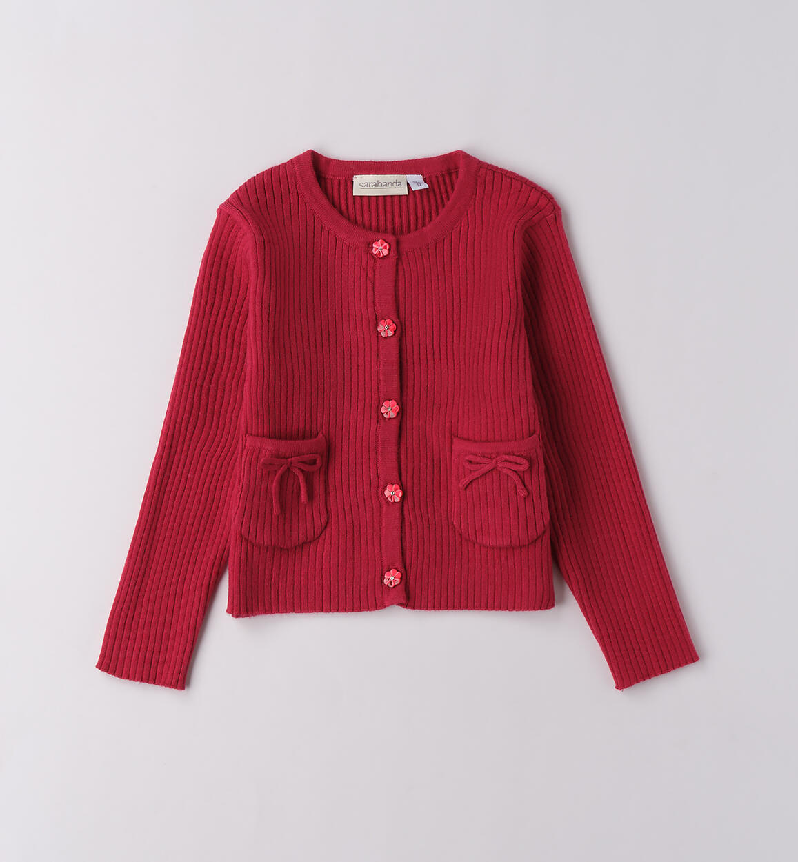 Cardigan da bambina ROSSO Sarabanda