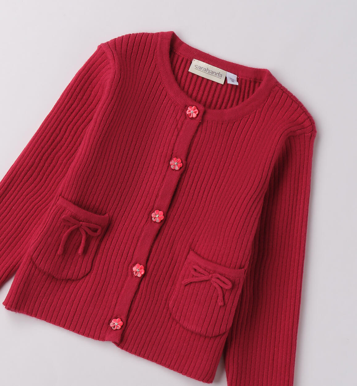Cardigan da bambina CHERRY-2356 - 1080F32700