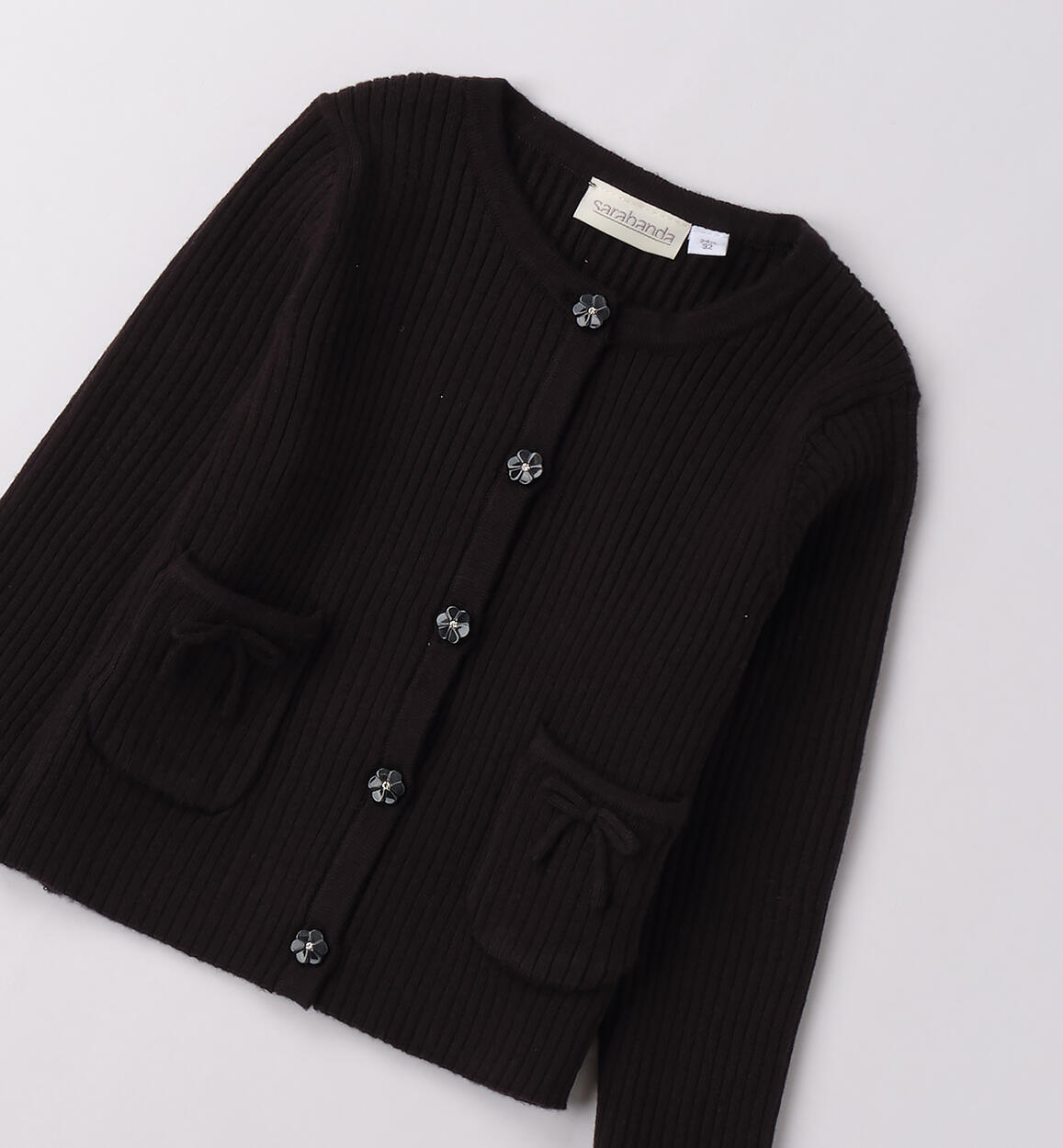 Cardigan da bambina NERO-0658 - 1080F32700