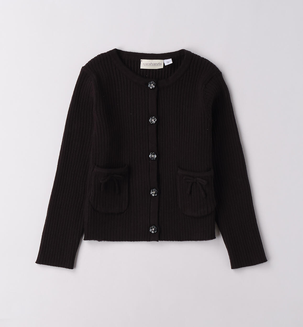Cardigan da bambina NERO-0658 - 1080F32700