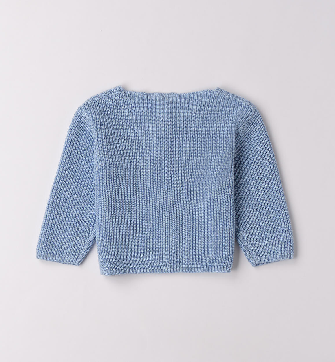 Cardigan da neonata AZZURRO MELANGE-8925 - 0084F12800
