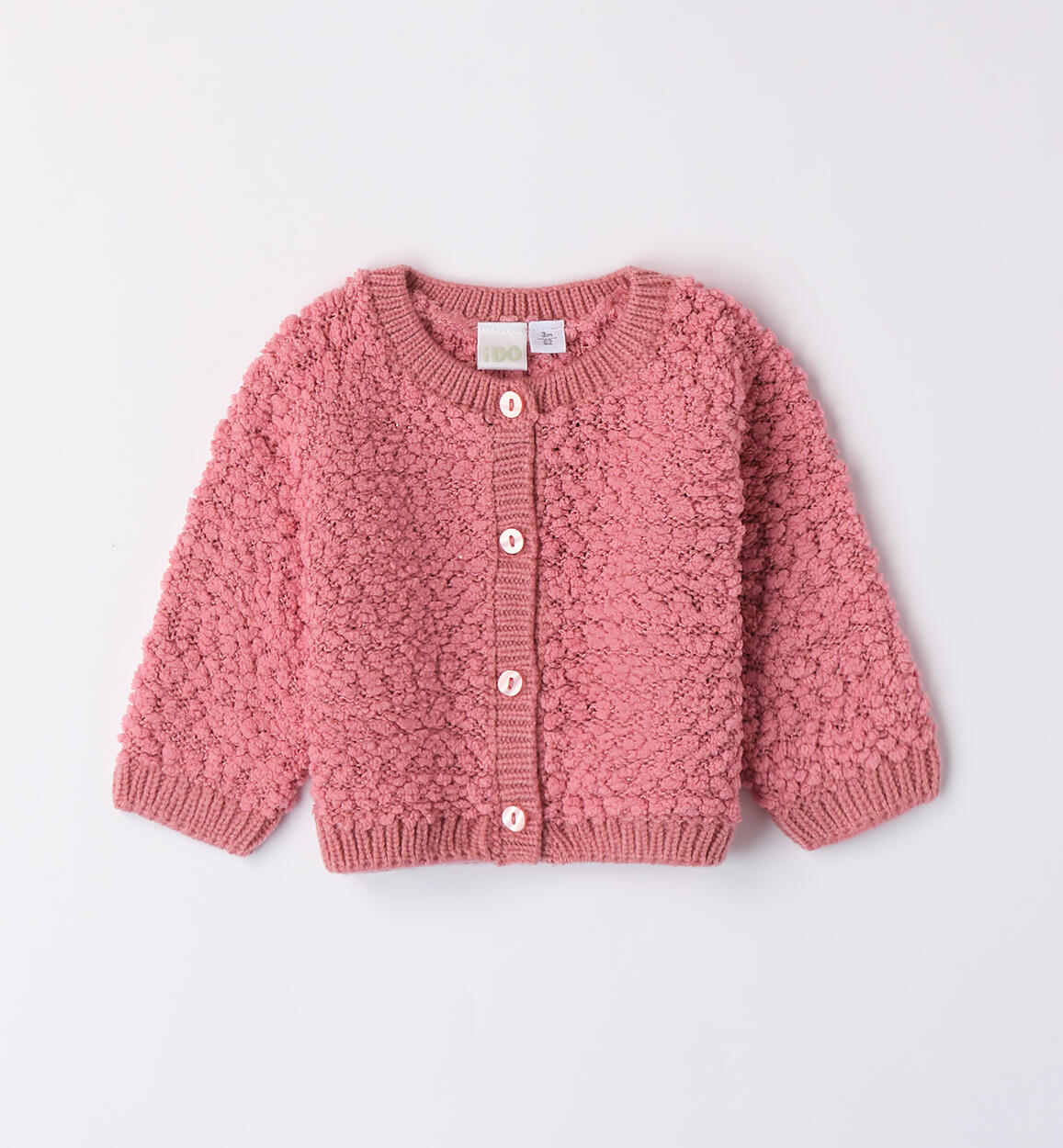 Cardigan neonata in tricot ROSA iDO