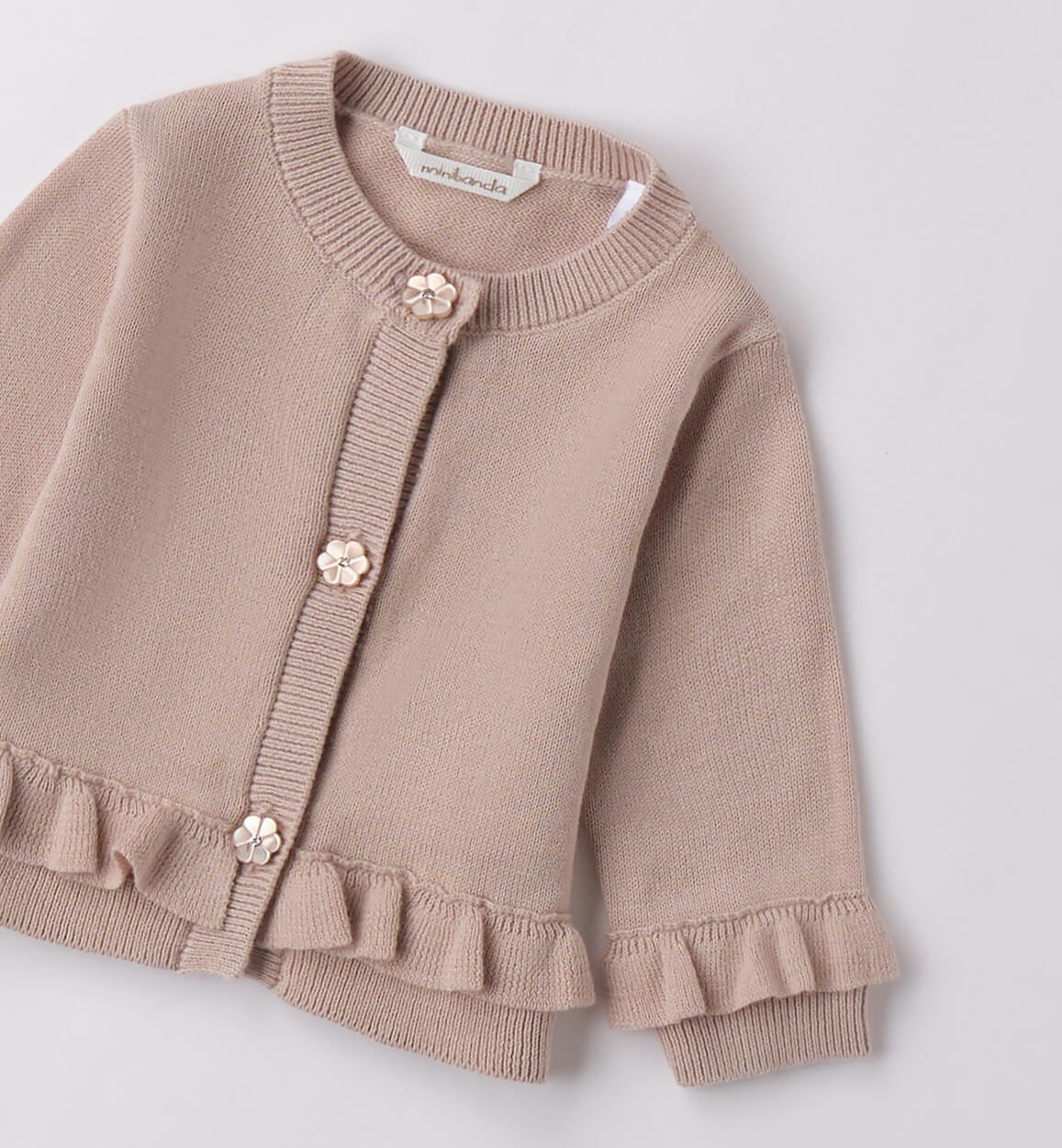 Cardigan neonata Minibanda TORTORA-2912 - 0083B76200