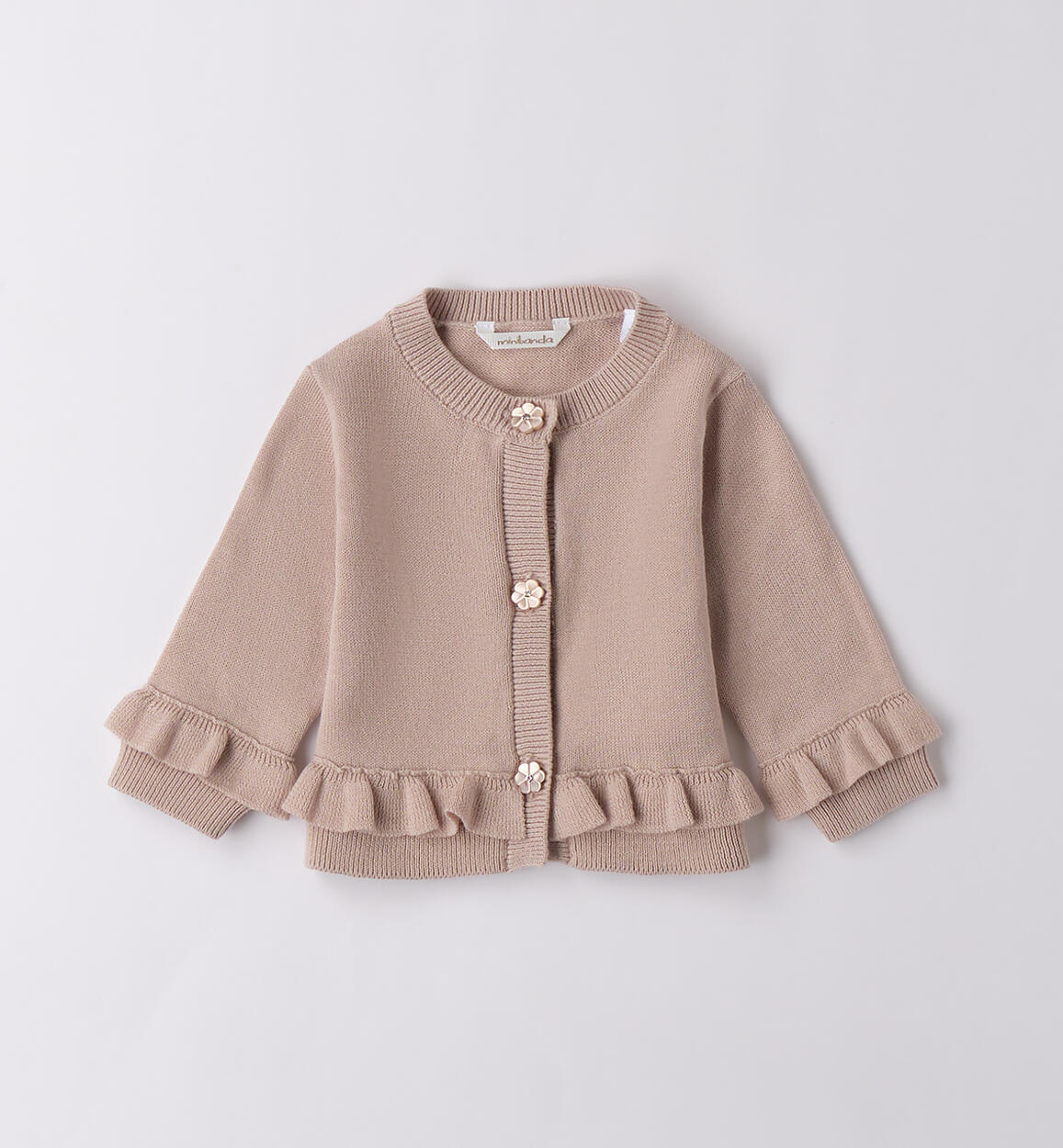 Cardigan neonata Minibanda TORTORA-2912 - 0083B76200