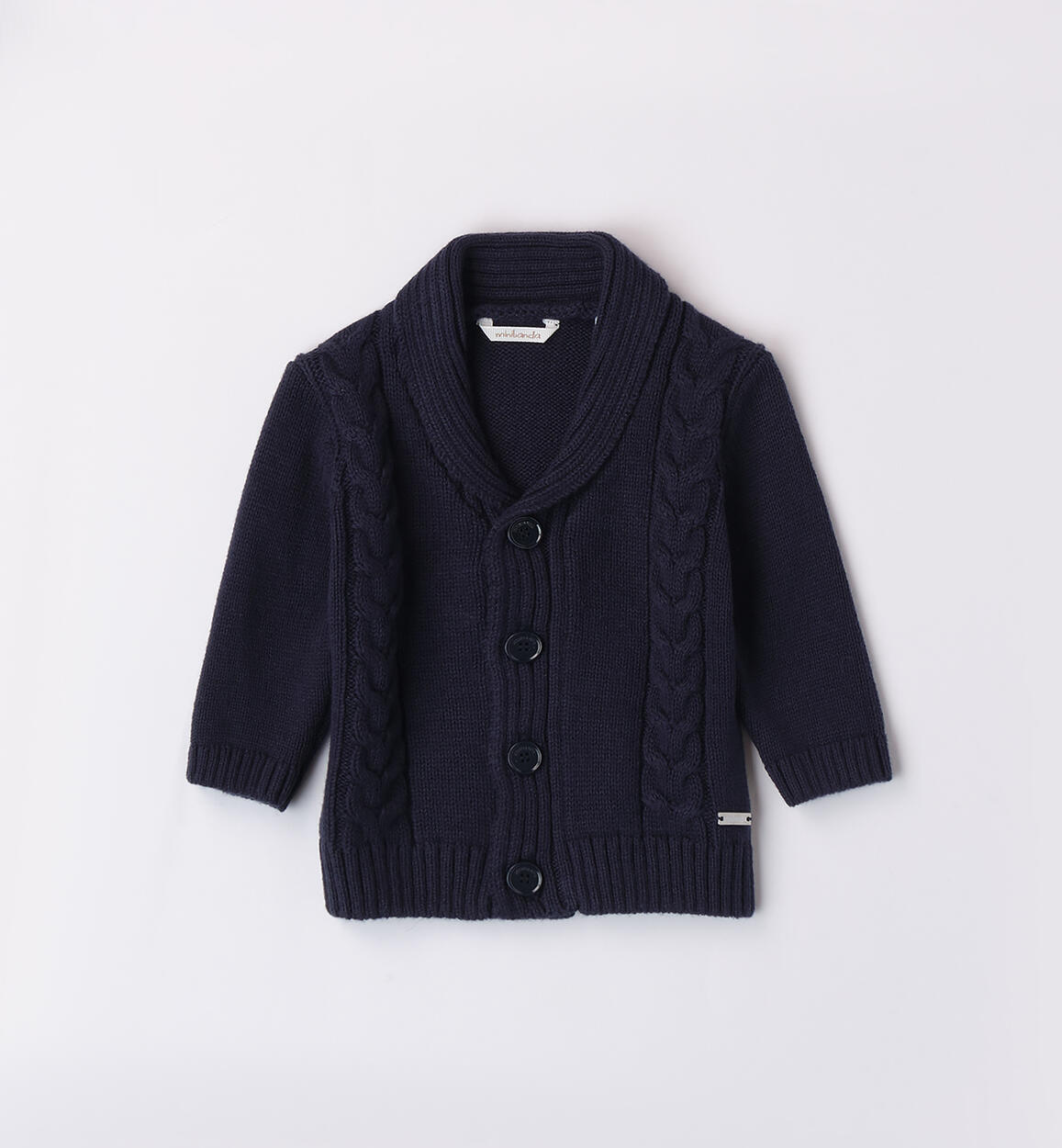 Cardigan neonato cotone BLU Minibanda