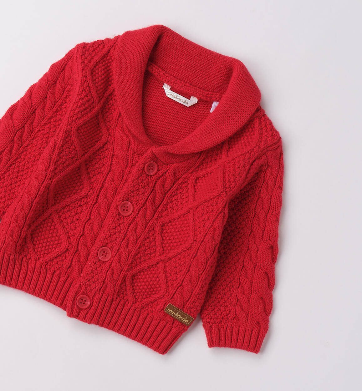 Cardigan neonato Minibanda ROSSO-2253 - 0063F65700