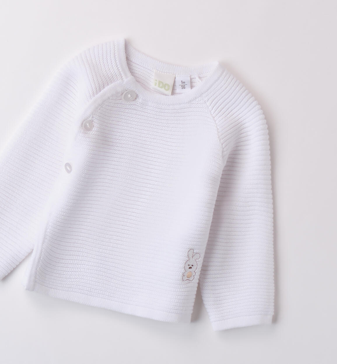 Cardigan neonato unisex BIANCO-0113 - 0084B14600