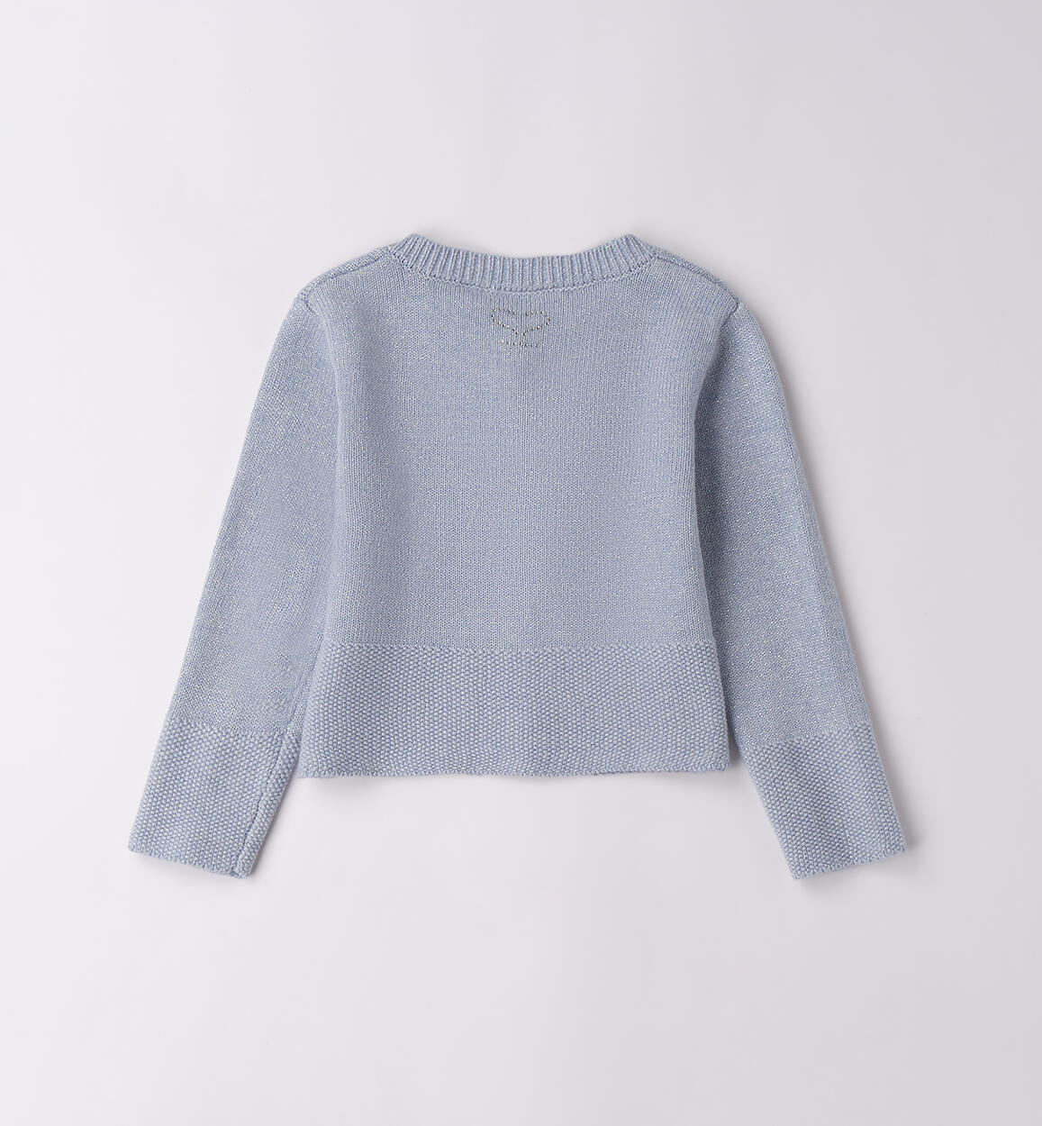 Cardigan per bambina AZZURRO MELANGE-8925 - 1080F24200
