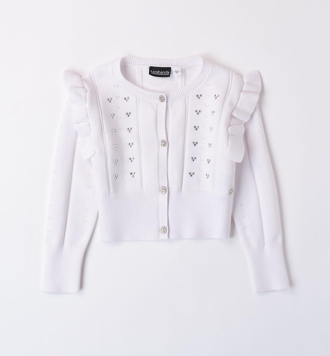 Cardigan per bambina BIANCO-0113 - 1080821600