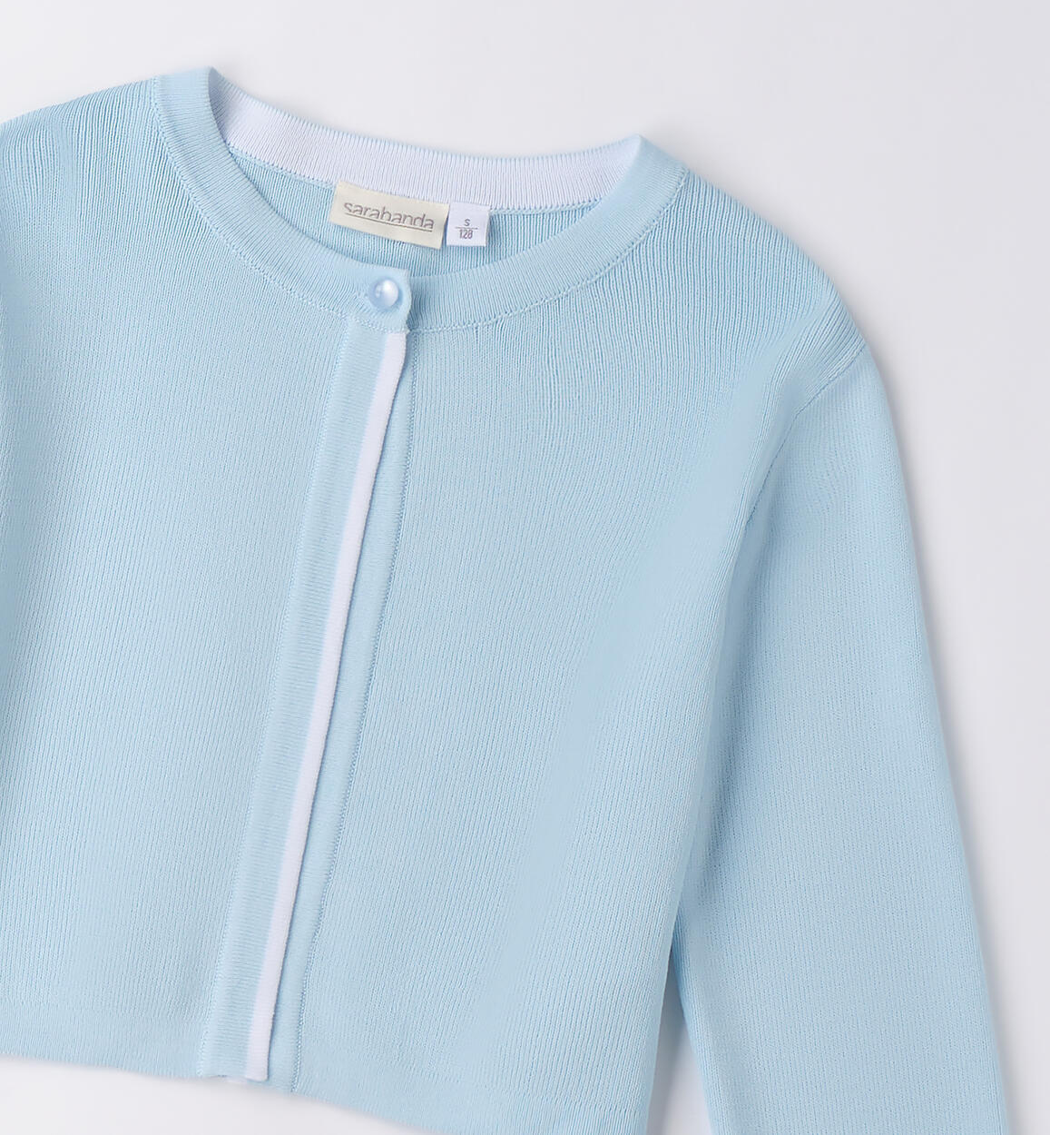 Cardigan per bambina LIGHT BLUE-3881 - 2140B51400