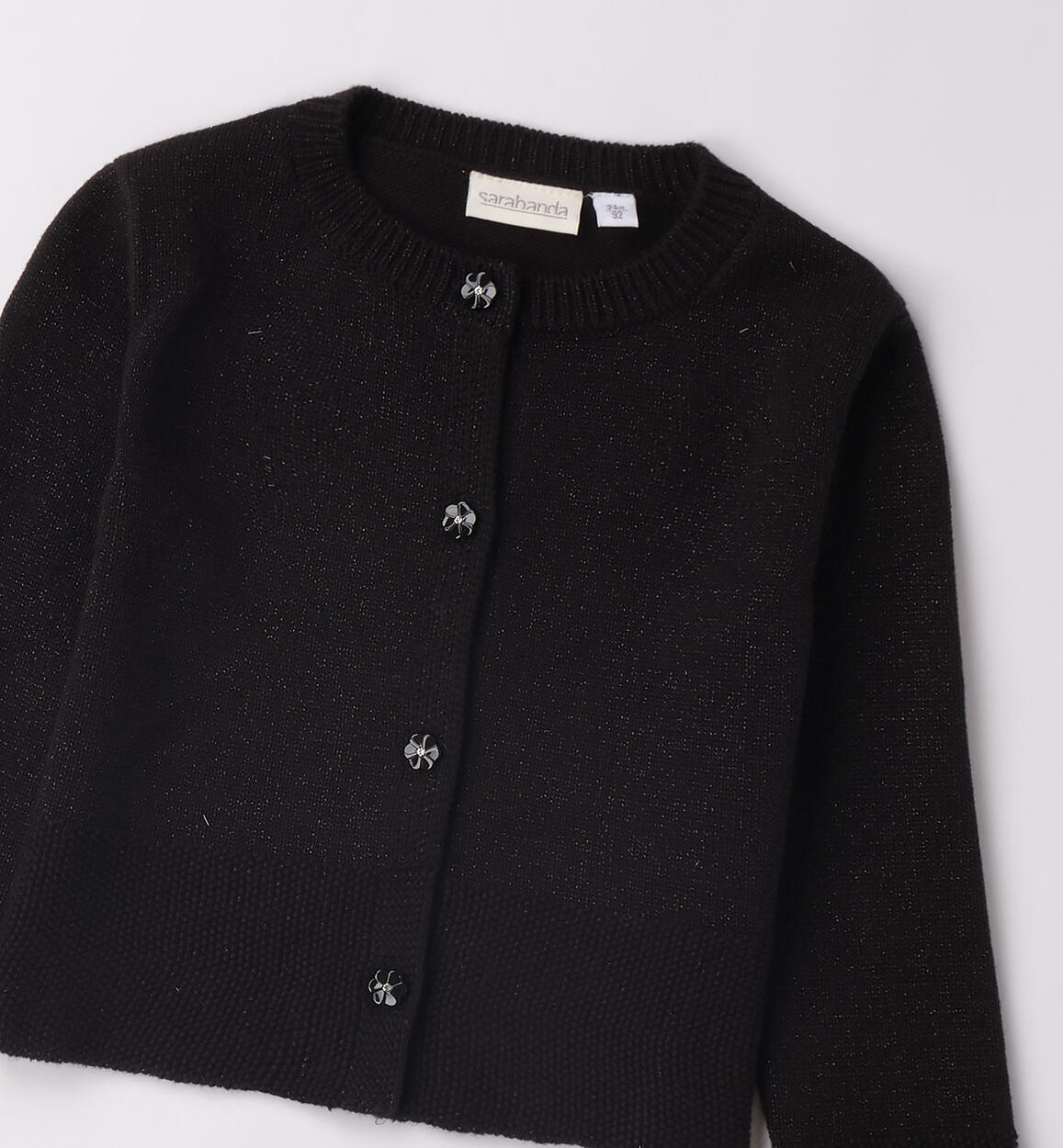 Cardigan per bambina NERO-0658 - 1080F24200