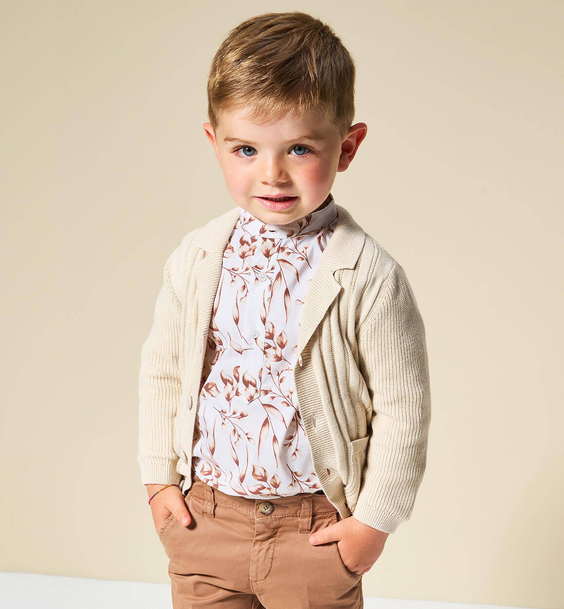 Cardigan per bambino BEIGE Sarabanda
