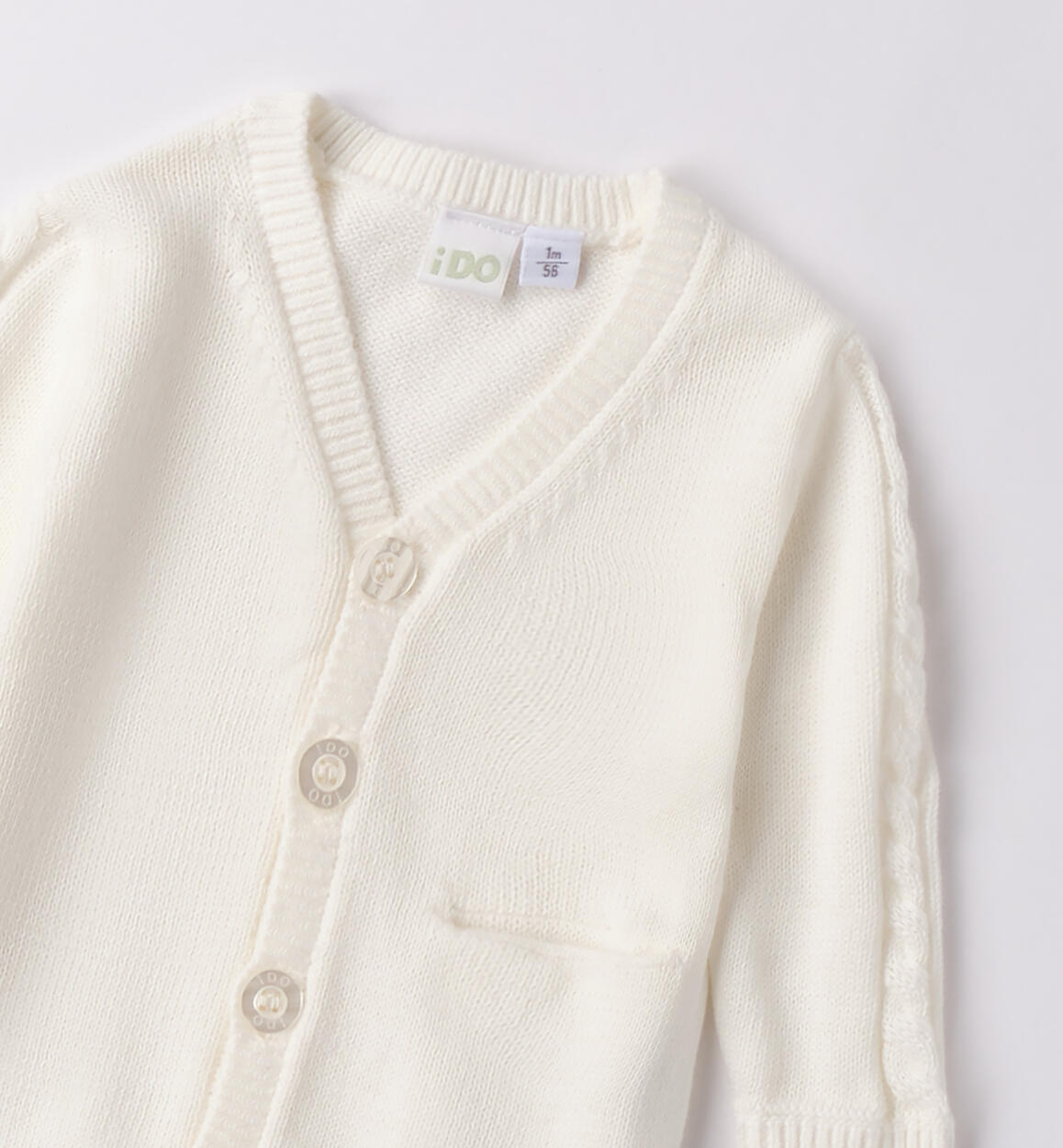 Cardigan per bimbo PANNA-0112 - 0064F05500
