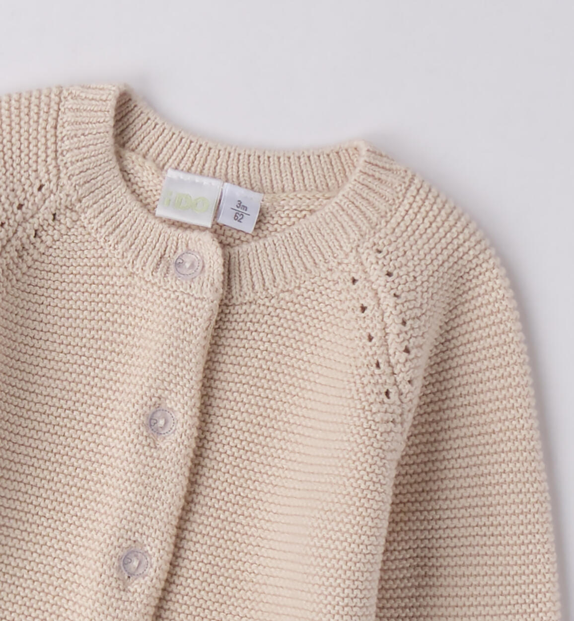 Cardigan per neonata ECRU'-0164 - 0084F12700