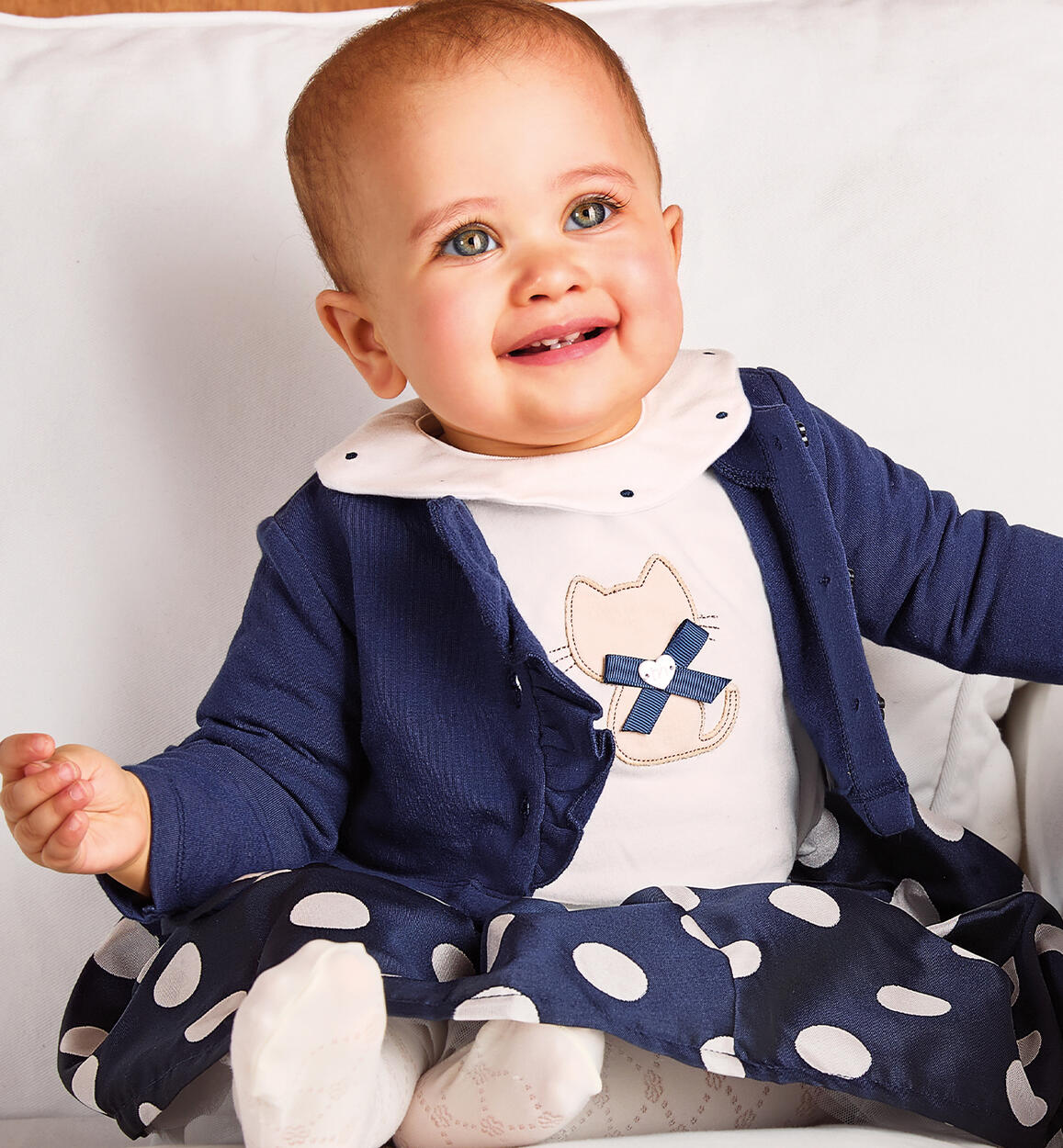 Cardigan per neonata BLU Minibanda