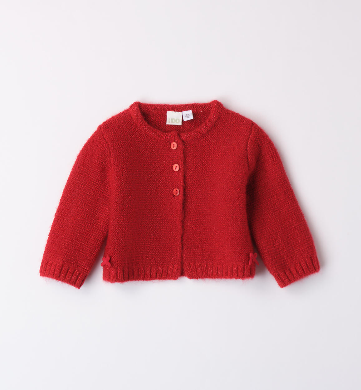 Cardigan per neonata ROSSO iDO