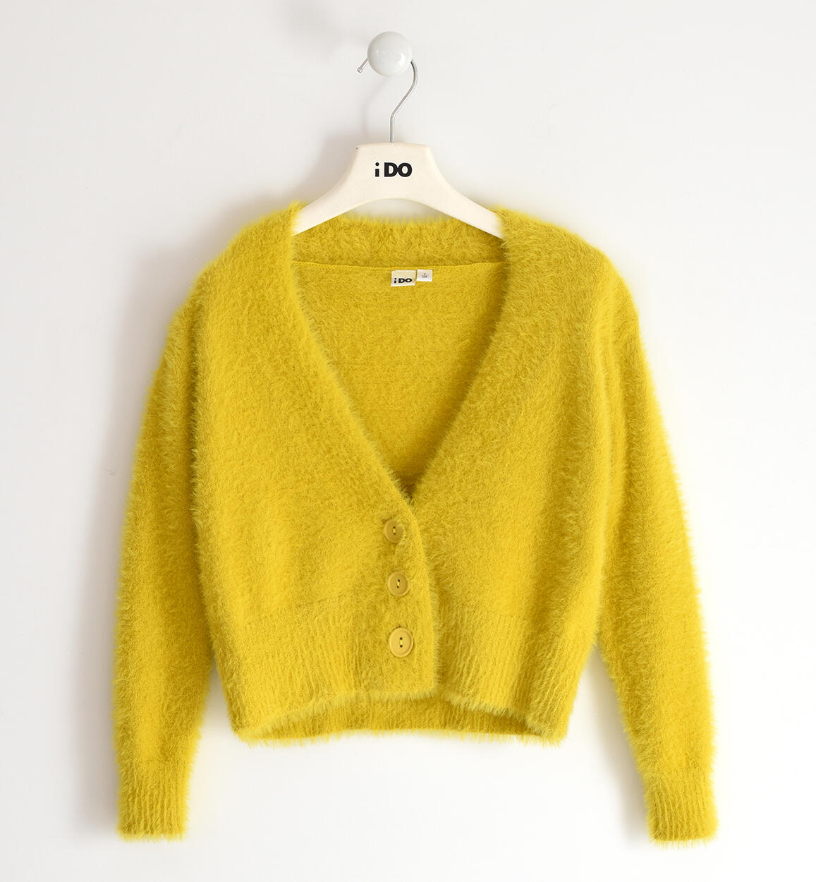 Girl's tricot cardigan  from 8 to 16 years by iDO YELLOW iDO