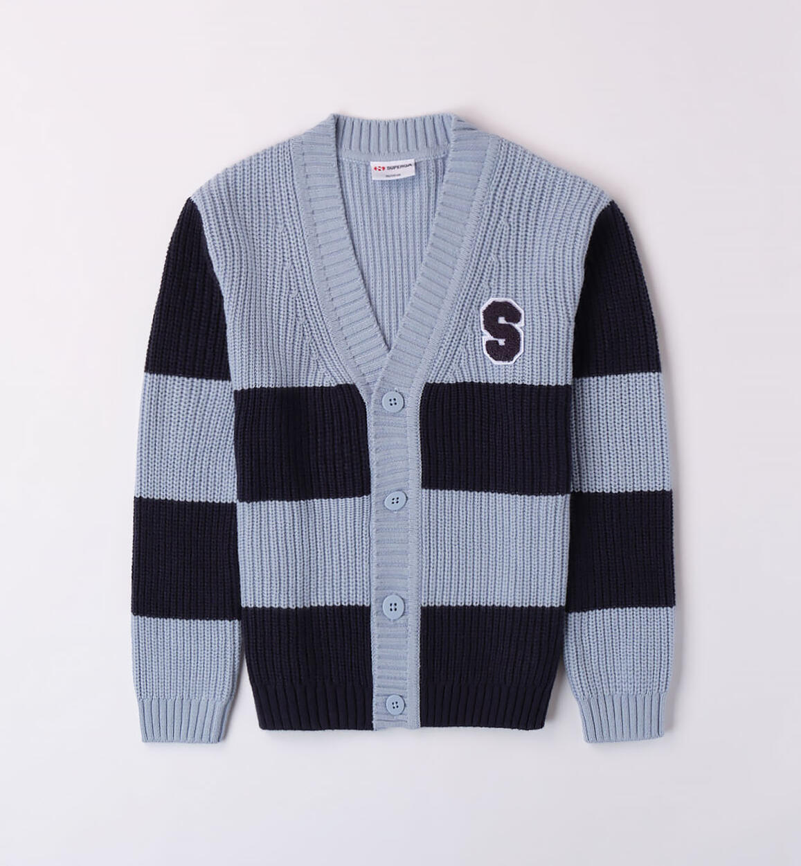 Children's Superga cardigan LIGHT BLUE SUPERGA