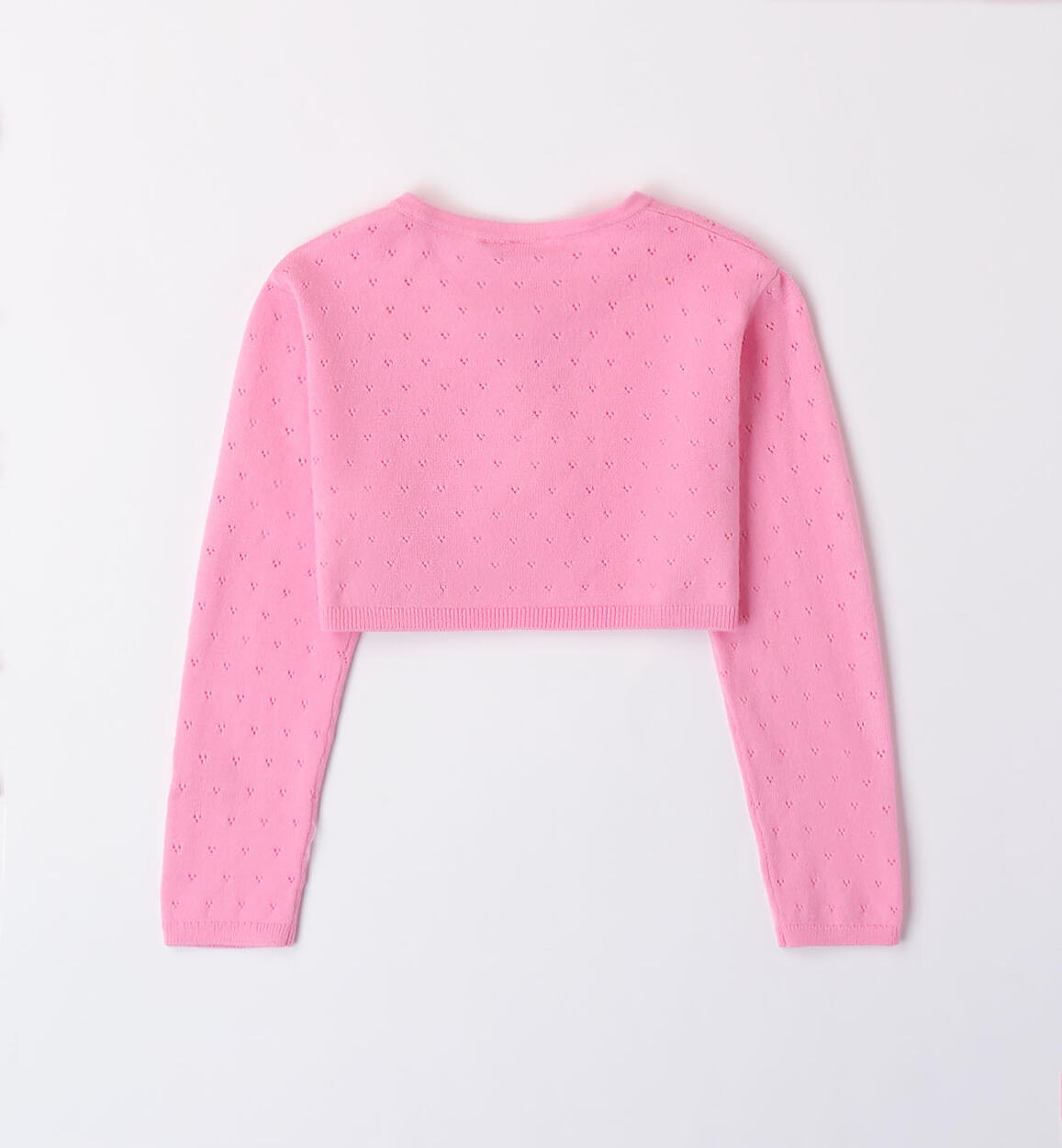 Cardigan traforato per bambina ROSA-2414 - 1084829000