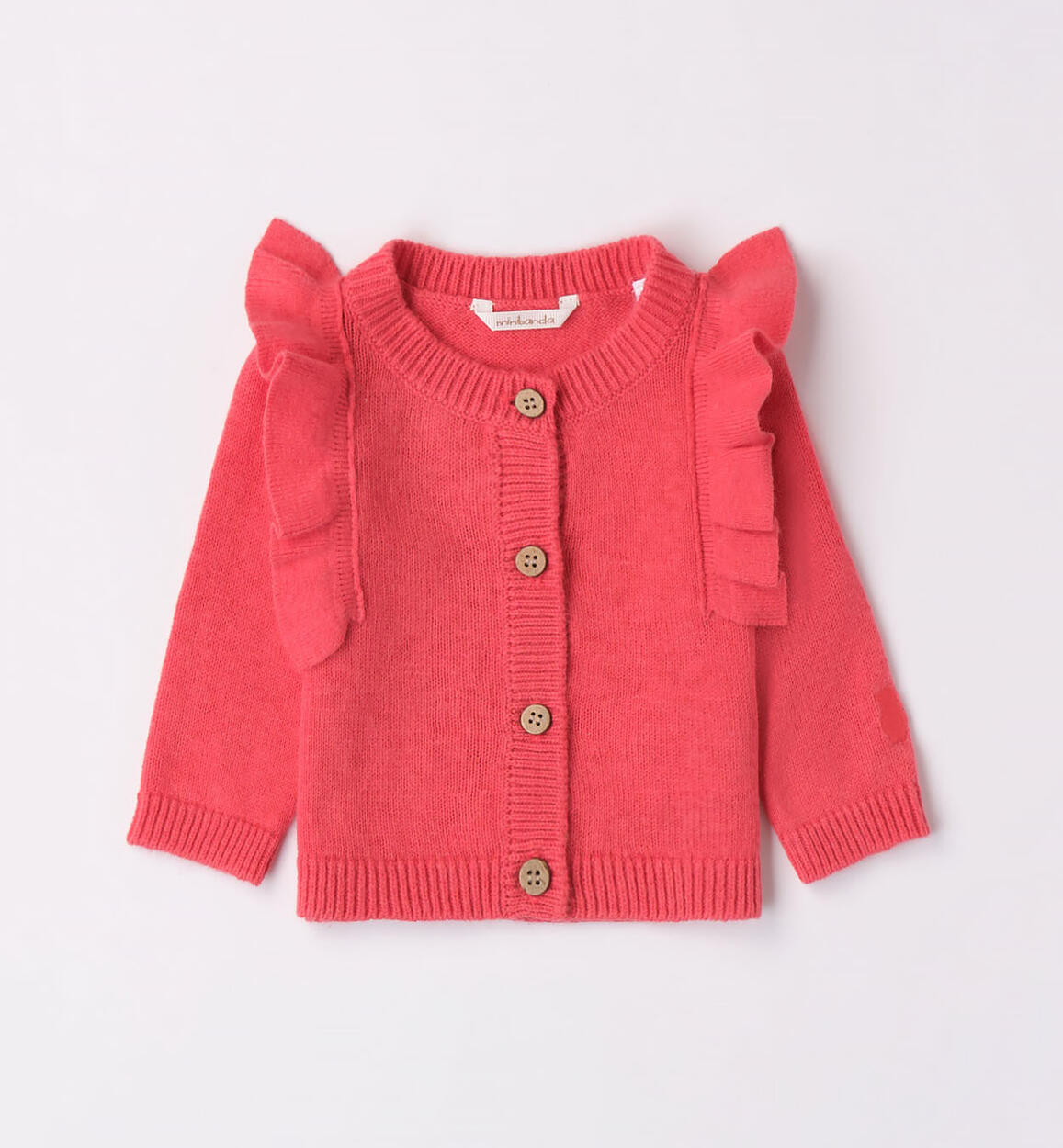 Cardigan tricot bimba ROSSO Minibanda