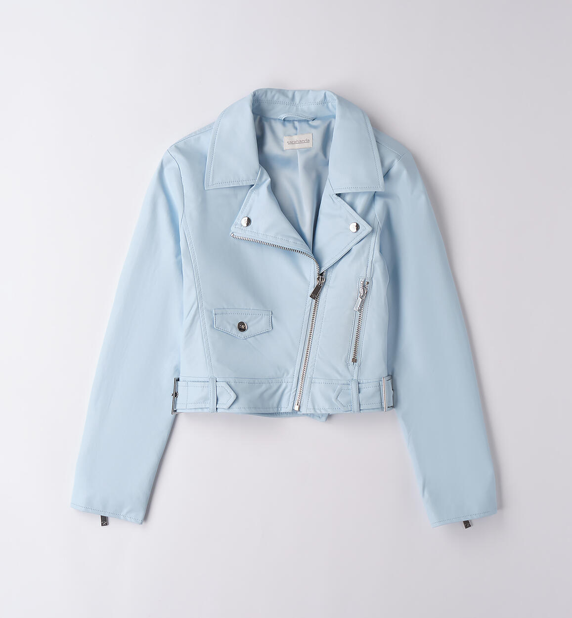 Chiodo bambina AZZURRO Sarabanda