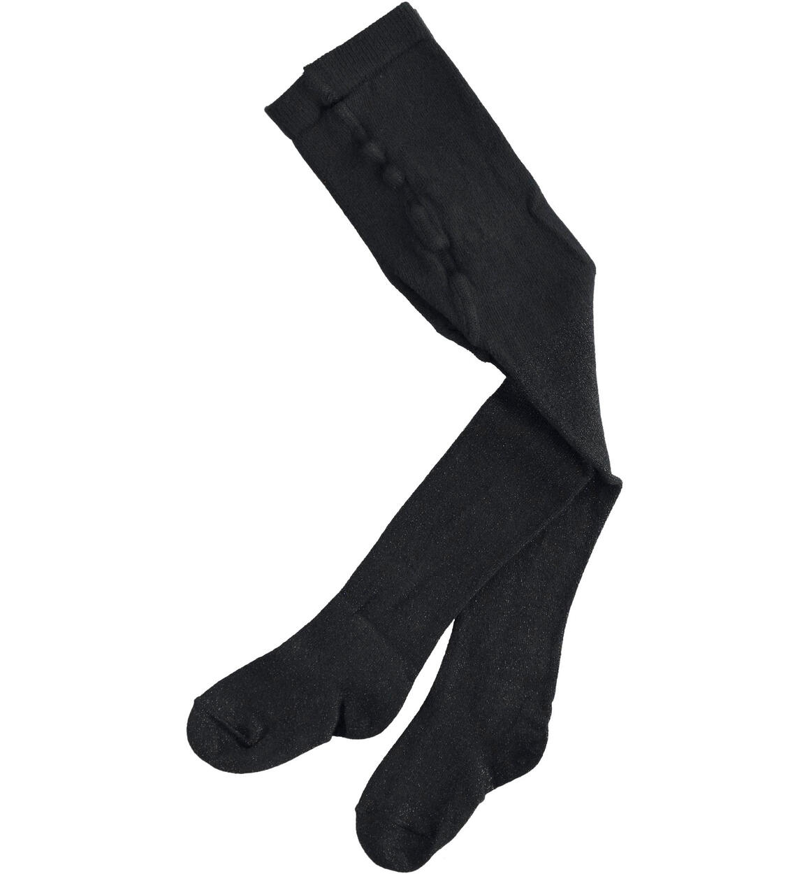 Lurex tights for girls from 9 months to 8 years iDO BLACK iDO