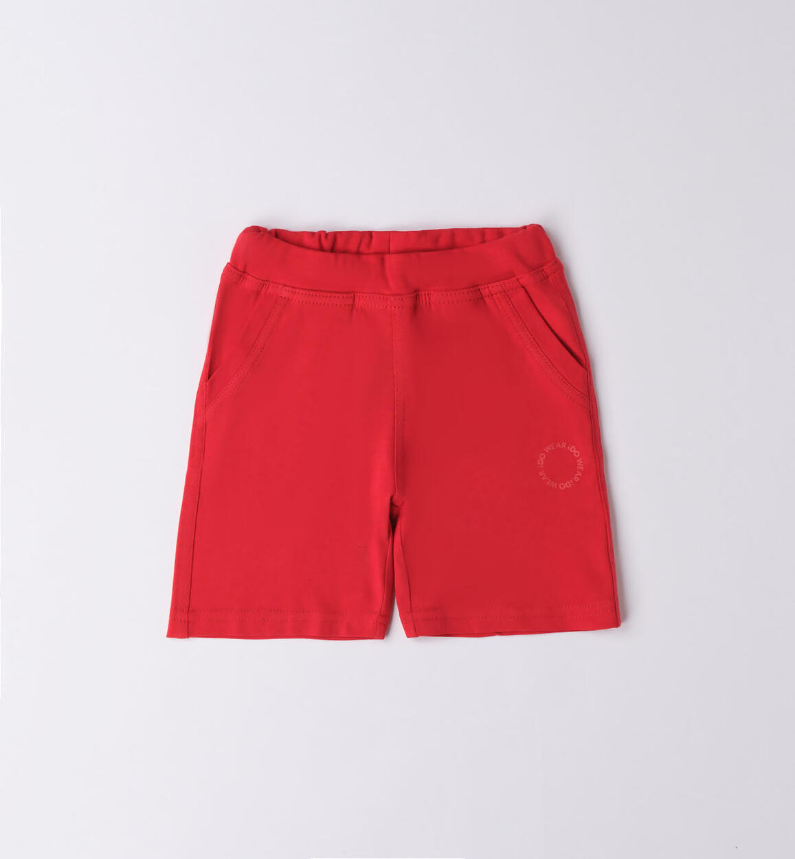 Comodo pantalone corto bambino ROSSO-2256 - 1234617700