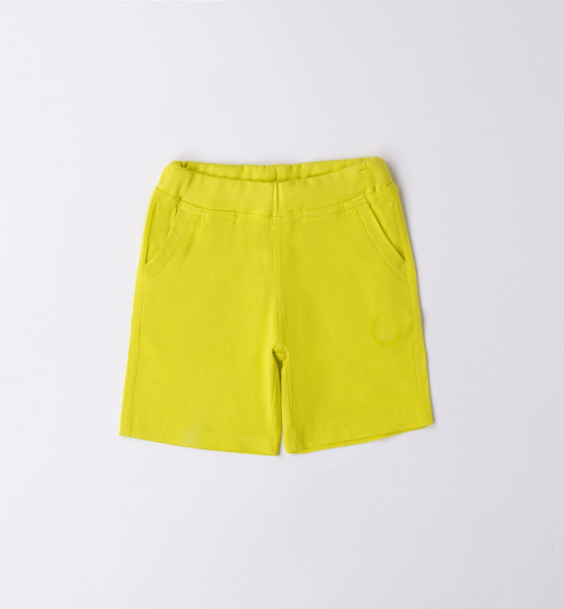 Comodo pantalone corto bambino VERDE ACIDO-5234 - 1234617700