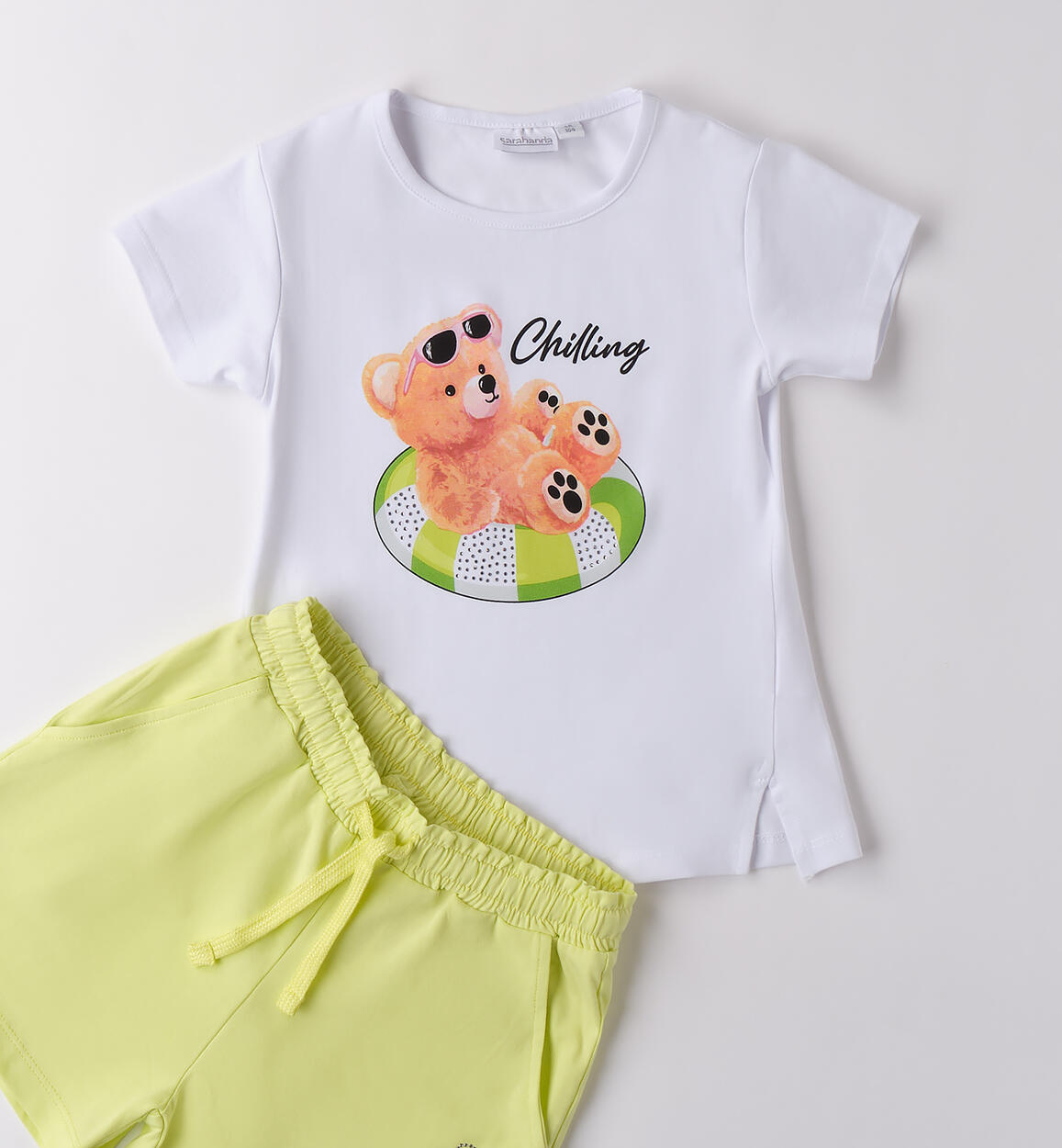 Completino bambina Sarabanda BIANCO-0113 - 1870B252G1