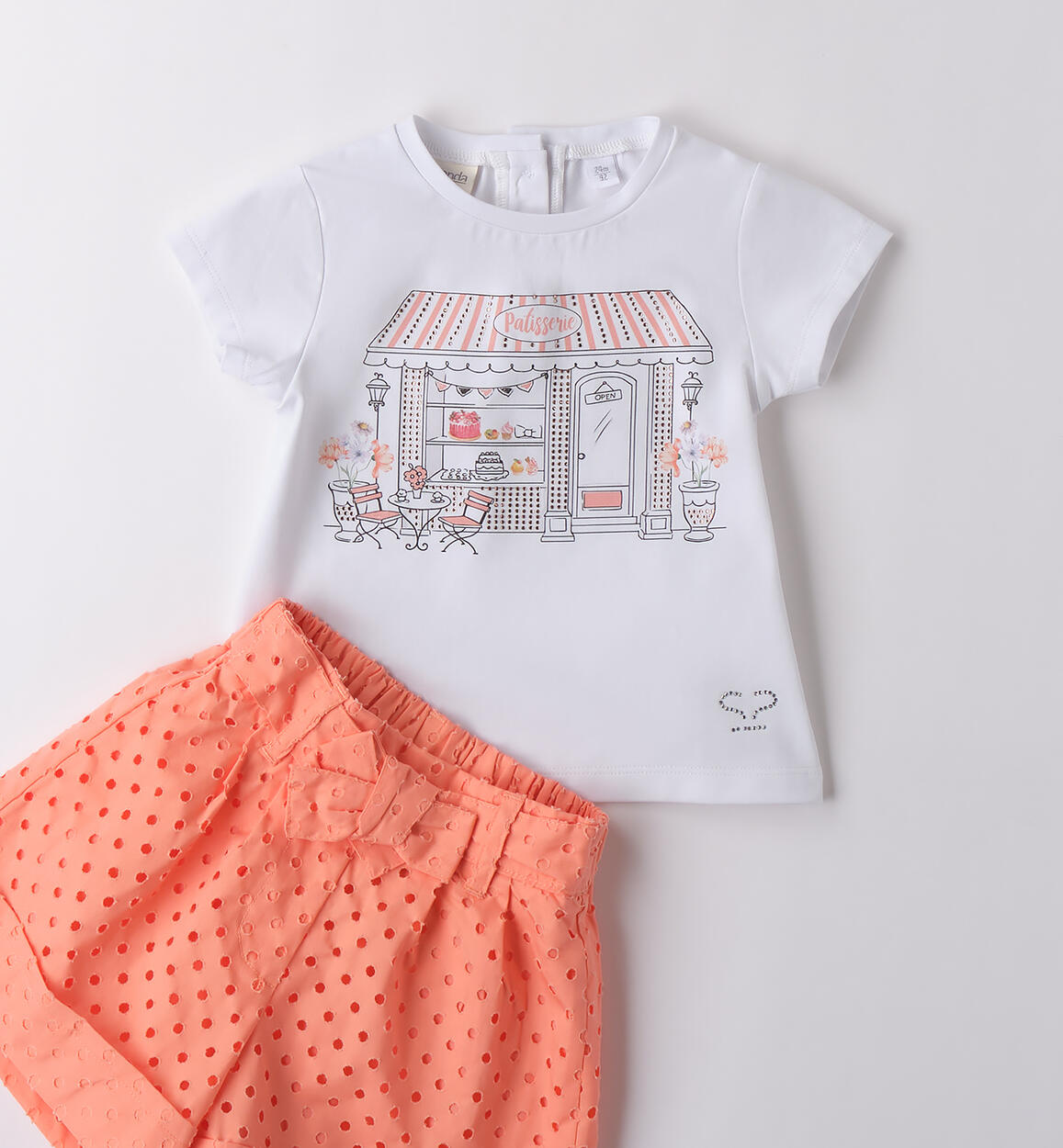 Completino da bambina BIANCO-0113 - 1870B35100