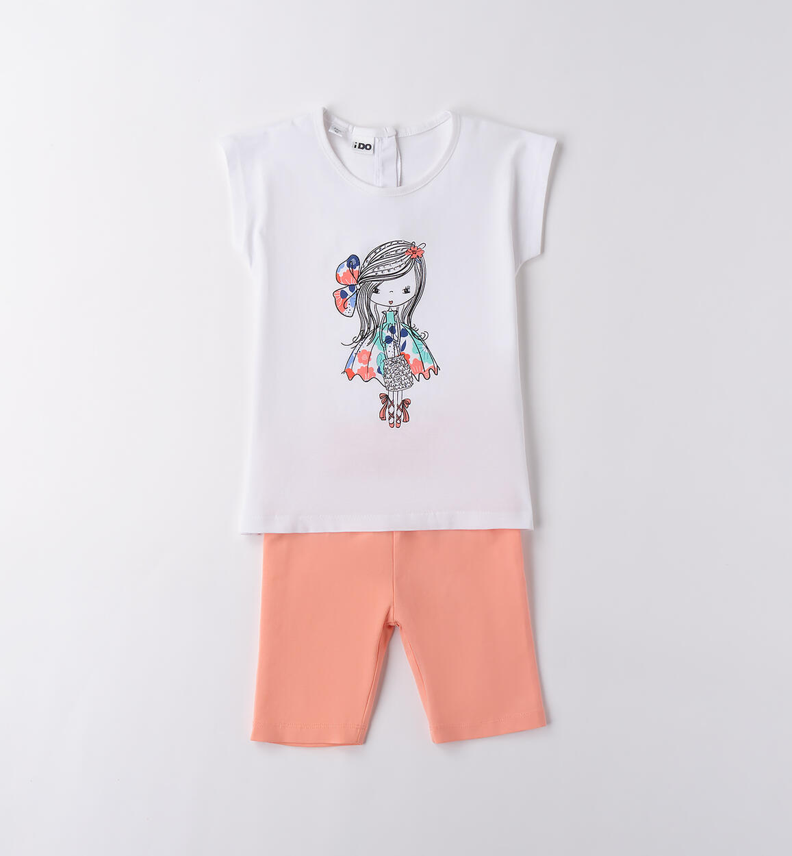 Completino estivo bambina BIANCO iDO