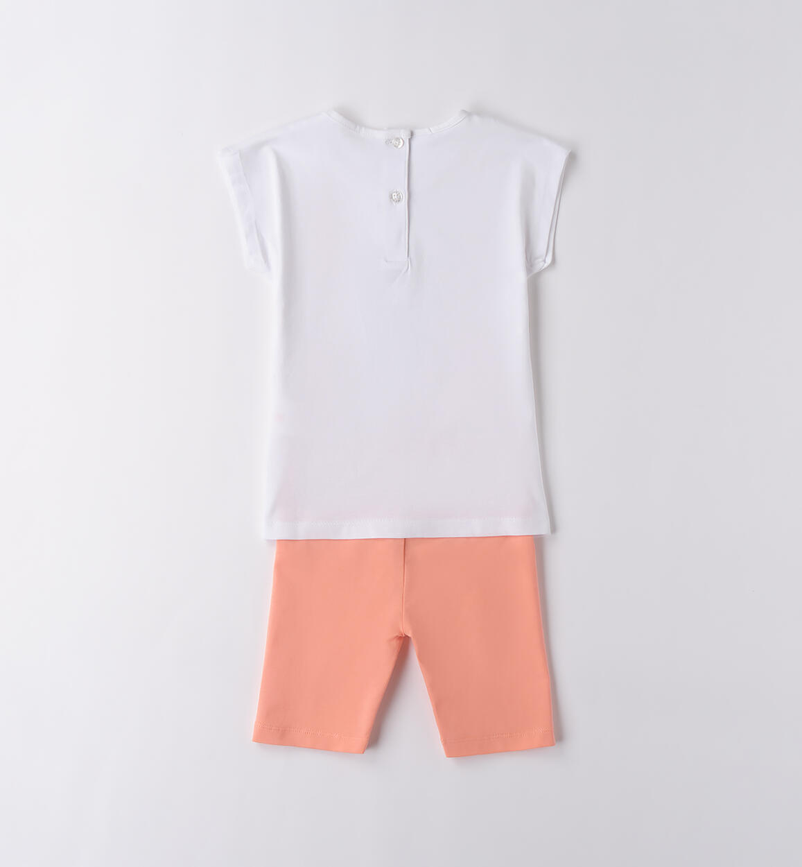 Completino estivo bambina BIANCO-0113 - 1874B549G2