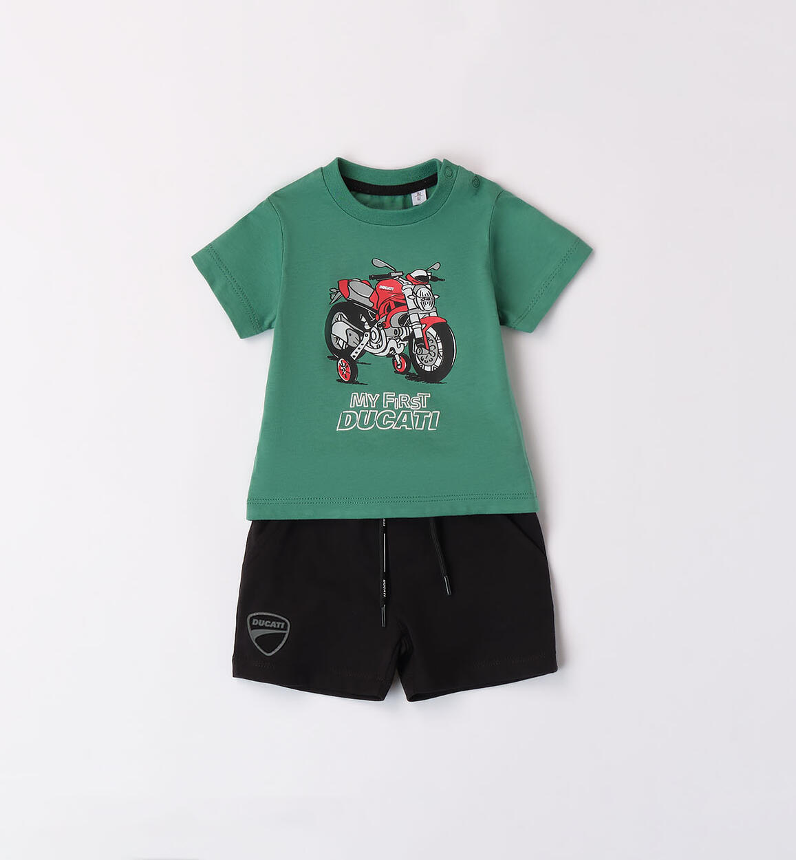 Completino estivo Ducati per bambino VERDE DUCATI