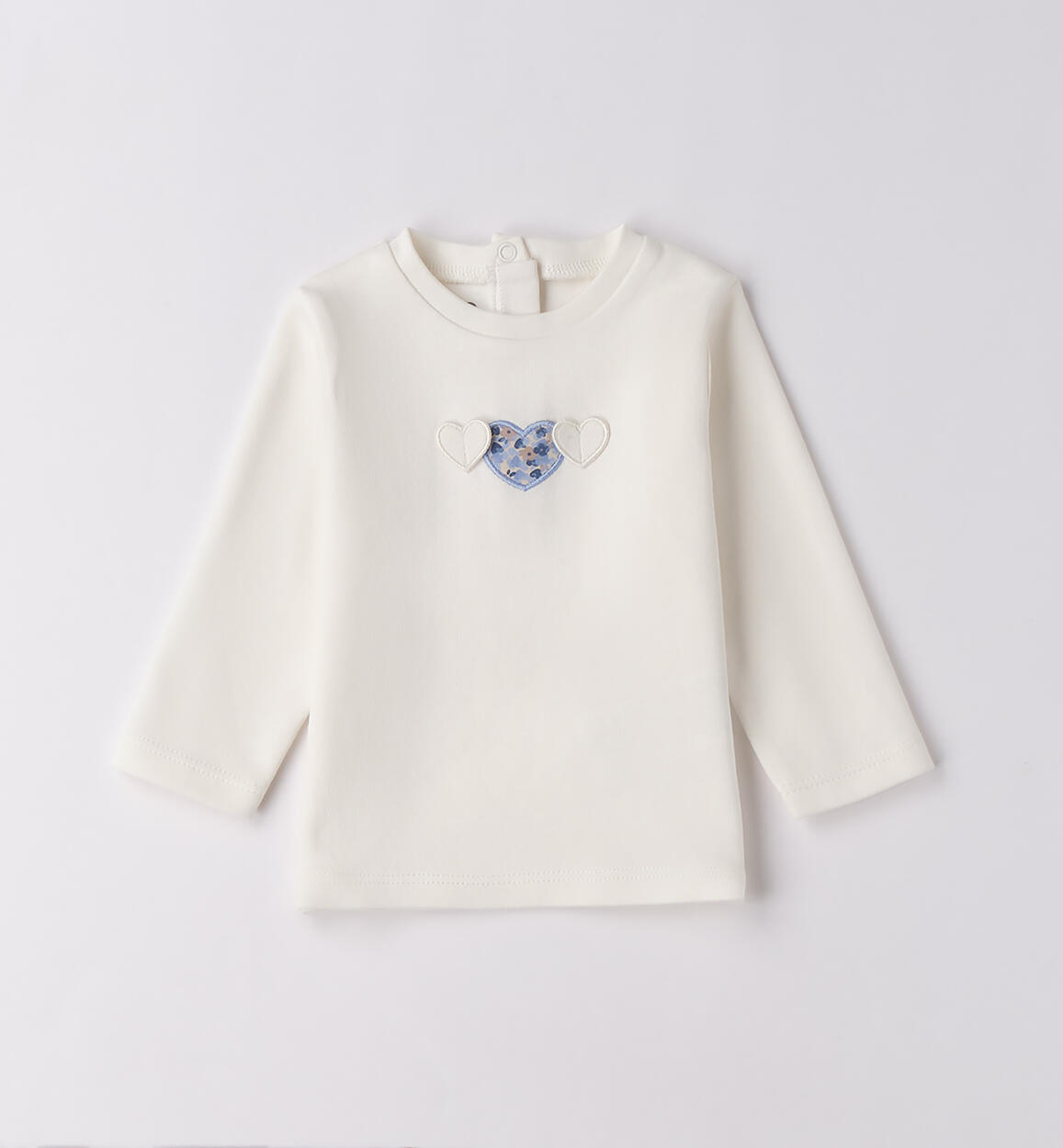 Completino neonata 3 pezzi BEIGE-BLU-6BSY - 0044F09100