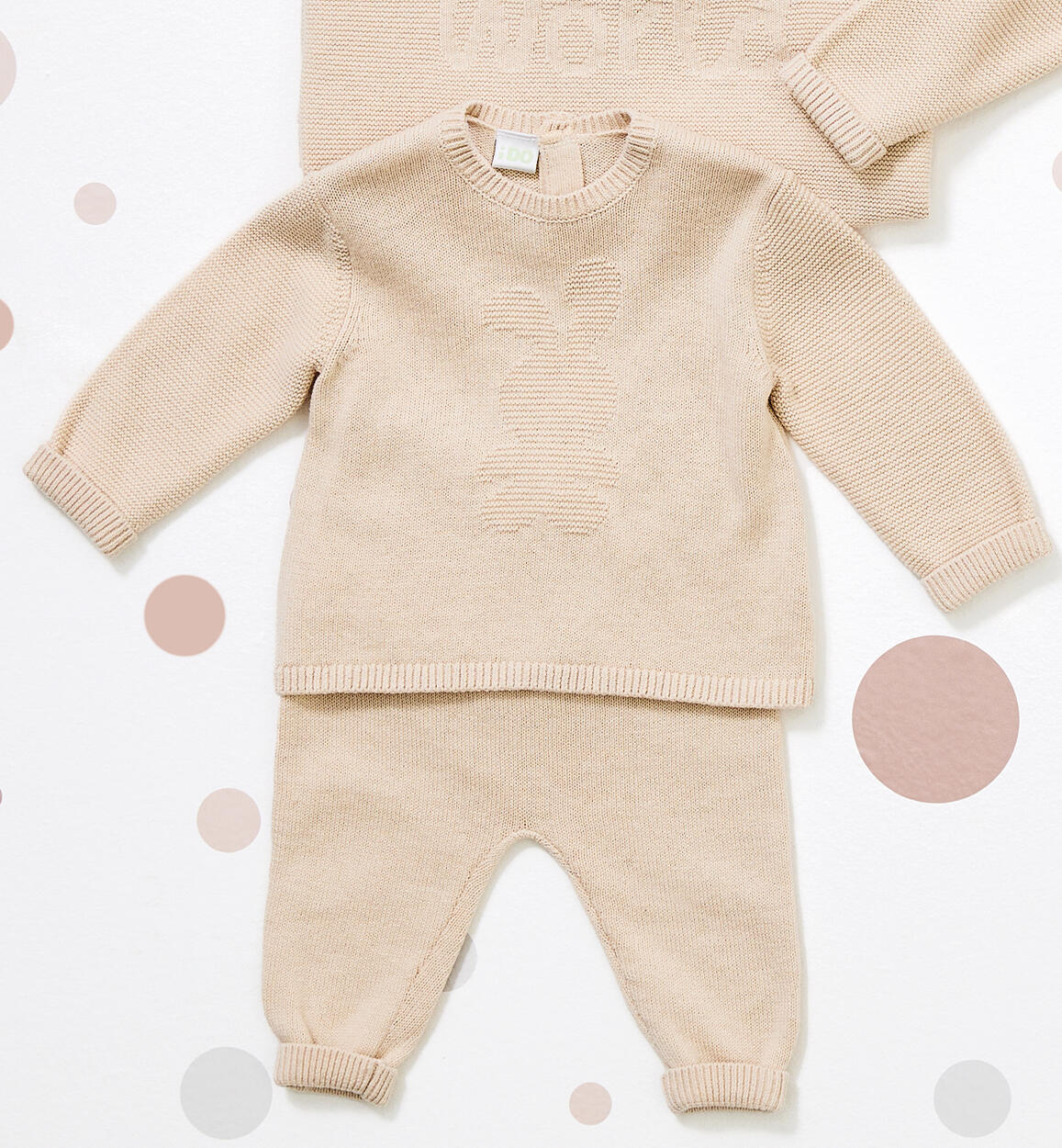 Completino neonati unisex BEIGE iDO