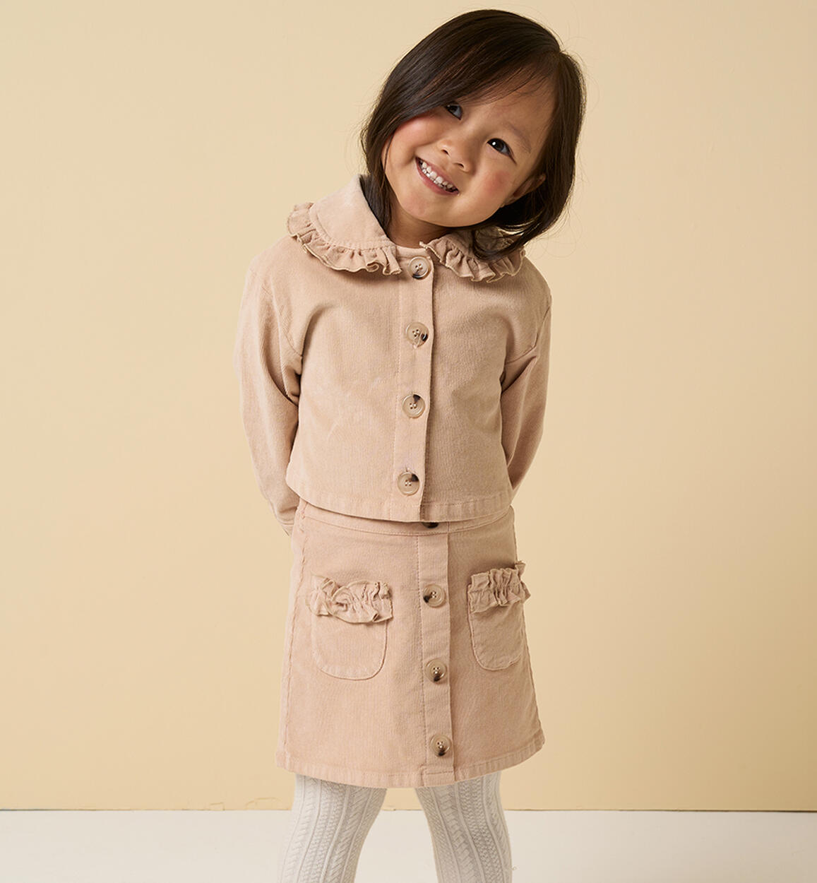 Completino per bambina BEIGE iDO
