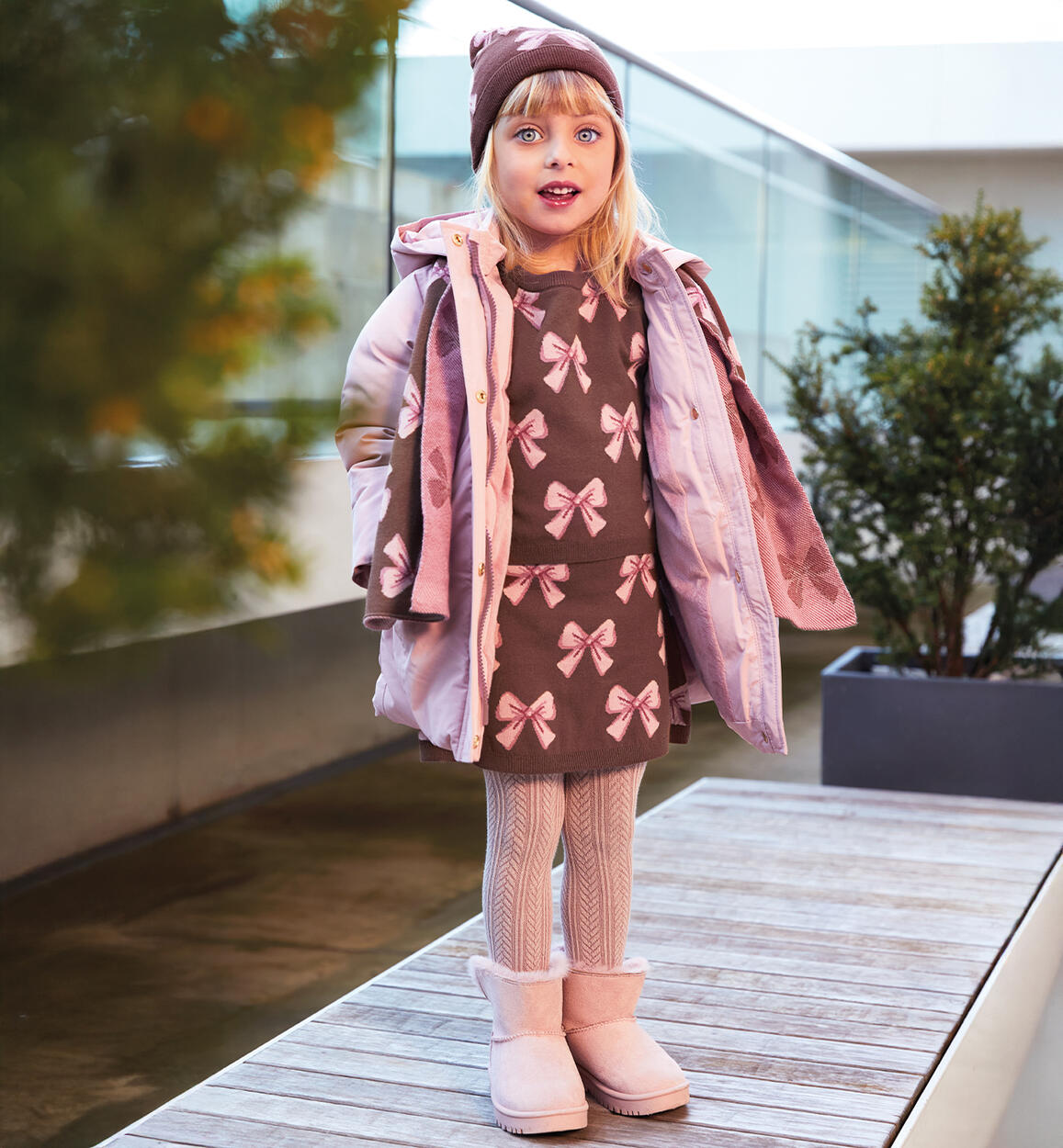 Completino per bambina iDO MARRONE iDO