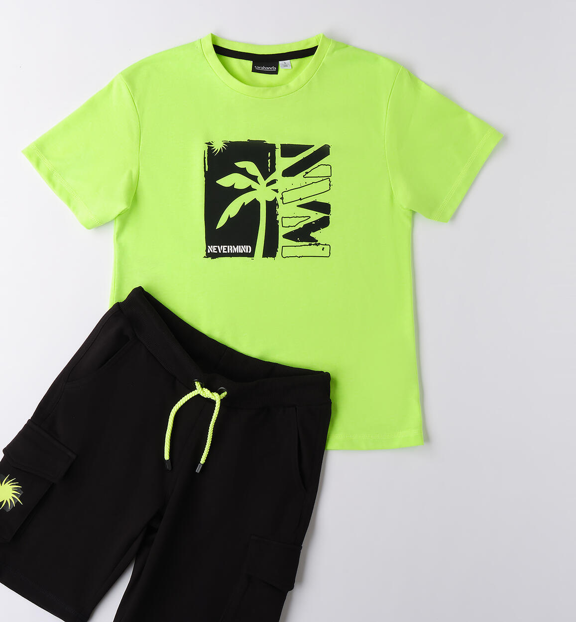 Completino per ragazzo VERDE FLUO-5834 - 2830B702G0