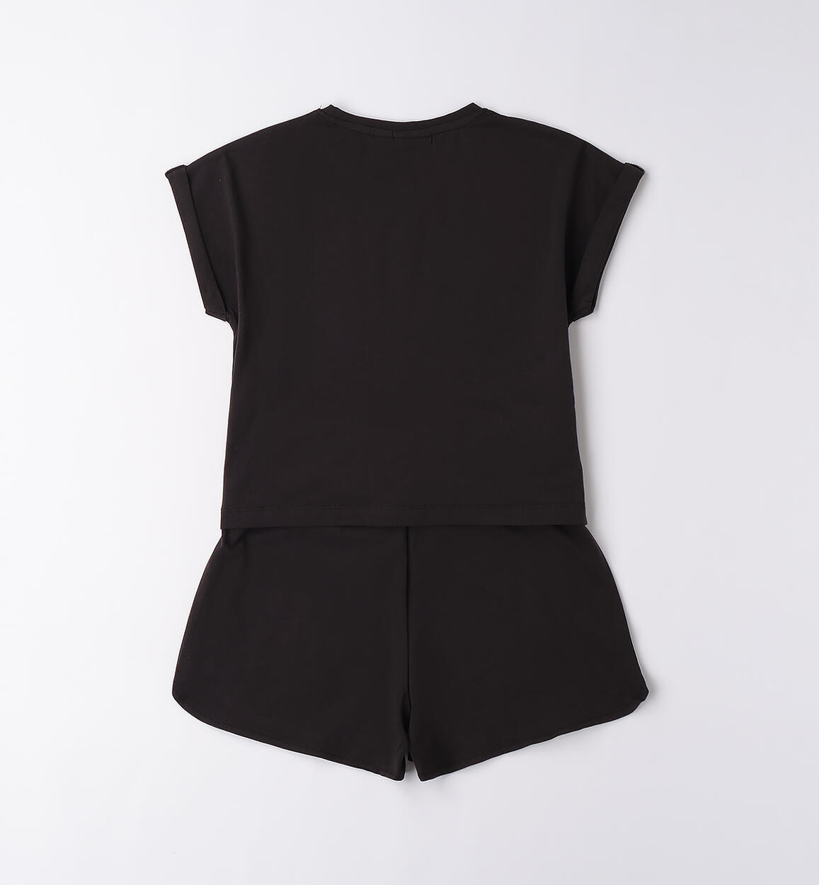 Completo 2 pezzi ragazza NERO-0658 - 2850B412G1