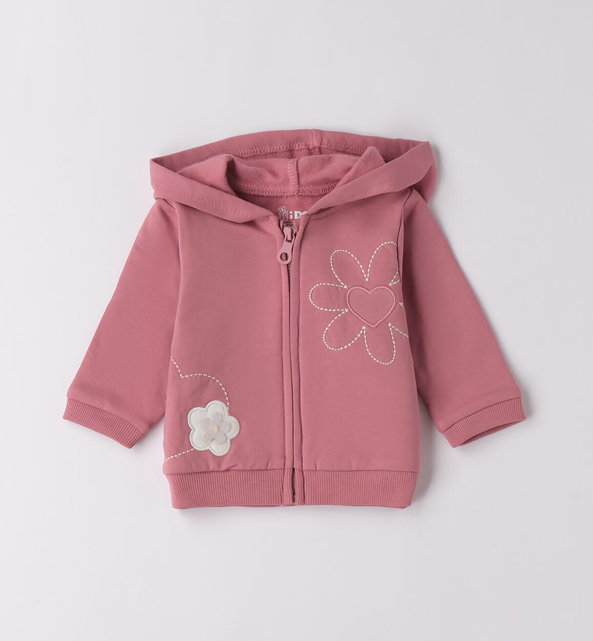 Completo 3 pezzi neonata ROSA ANTICO-2748 - 0044F09300